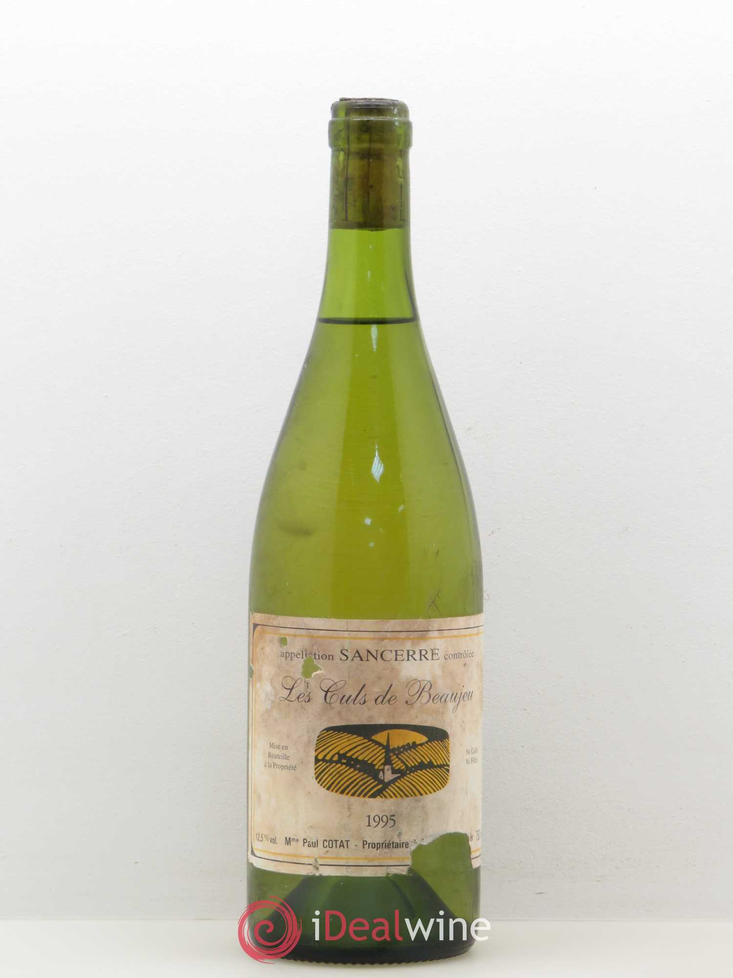 Sancerre Cul de Beaujeu Paul Cotat 1995 - Posten von 1 Flasche - 0