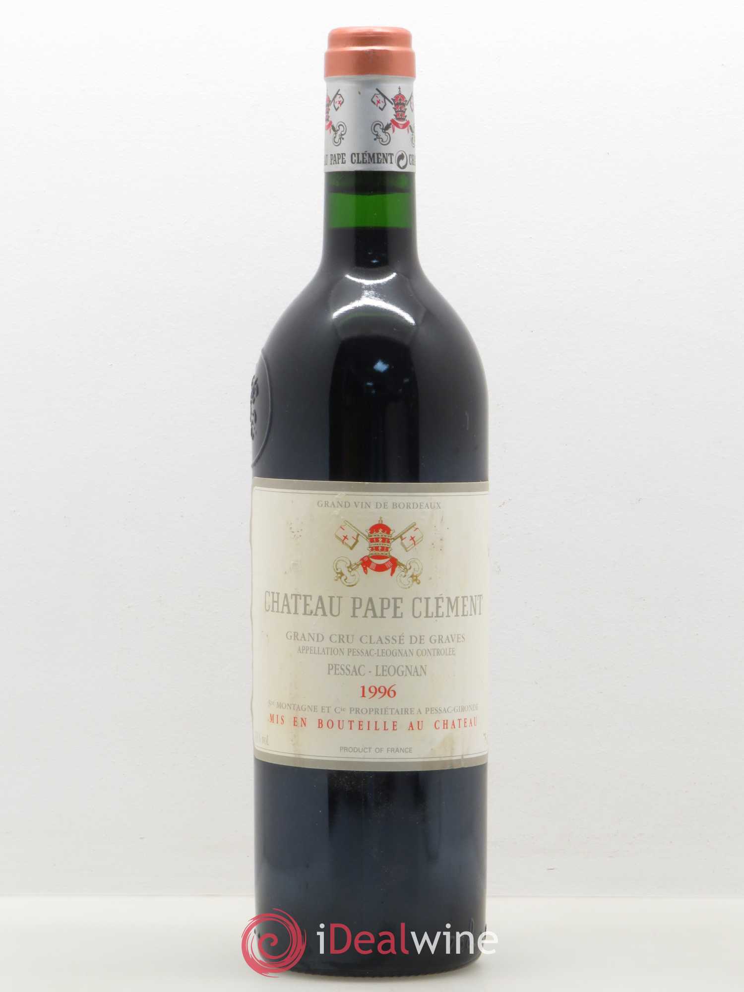 Château Pape Clément Cru Classé de Graves 1996 - Lot de 1 bouteille - 0