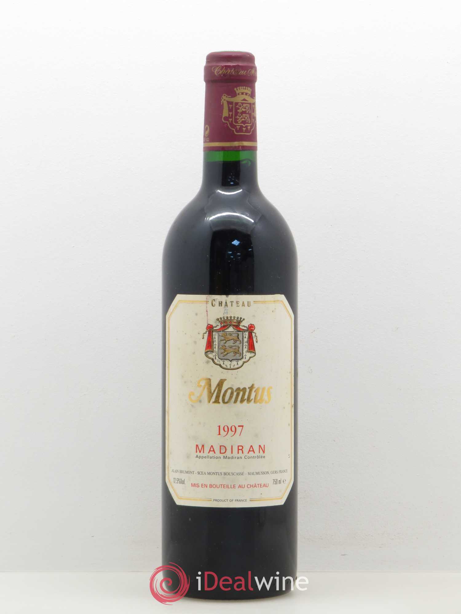 Madiran Château Montus Alain Brumont 1997 - Lot de 1 bouteille - 0
