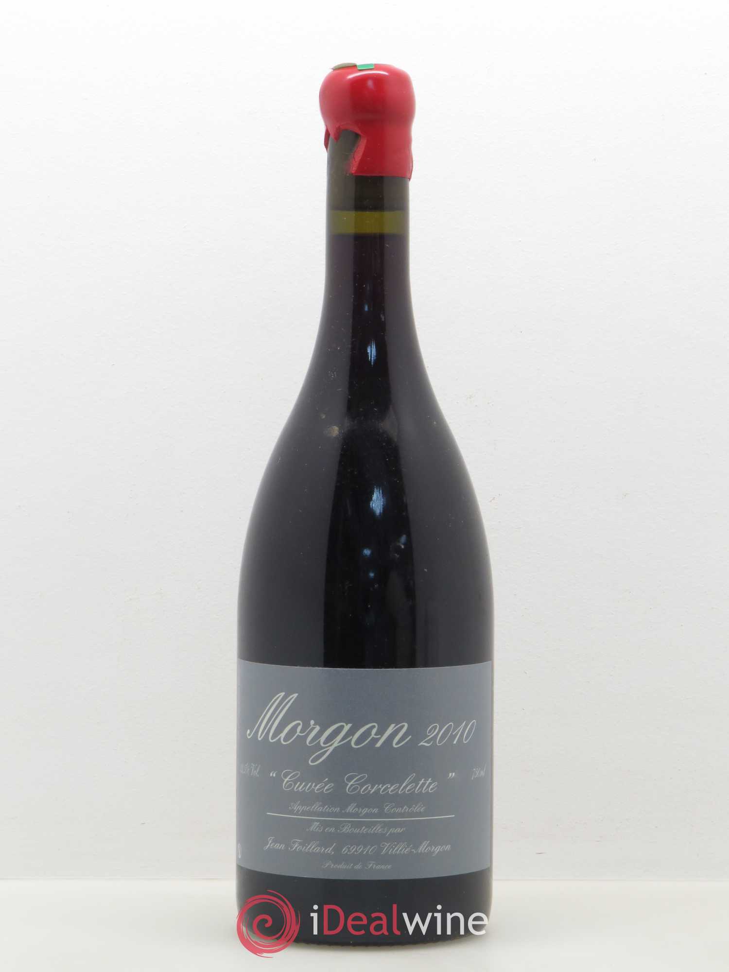 Morgon Corcelette Jean Foillard 2010 - Lot de 1 bouteille - 0