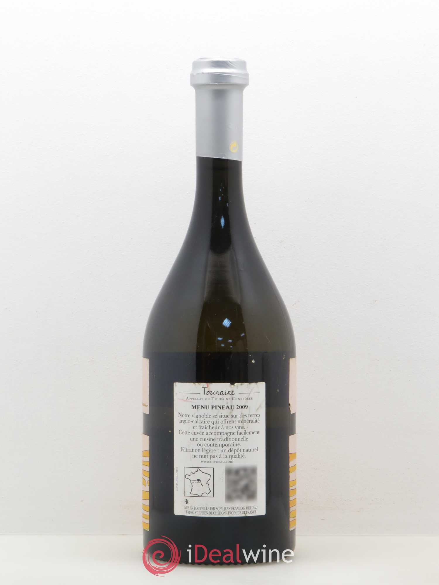 Divers AOC Touraine Boa Moa Menu Pineau Meriau 2009 - Posten von 1 Flasche - 1