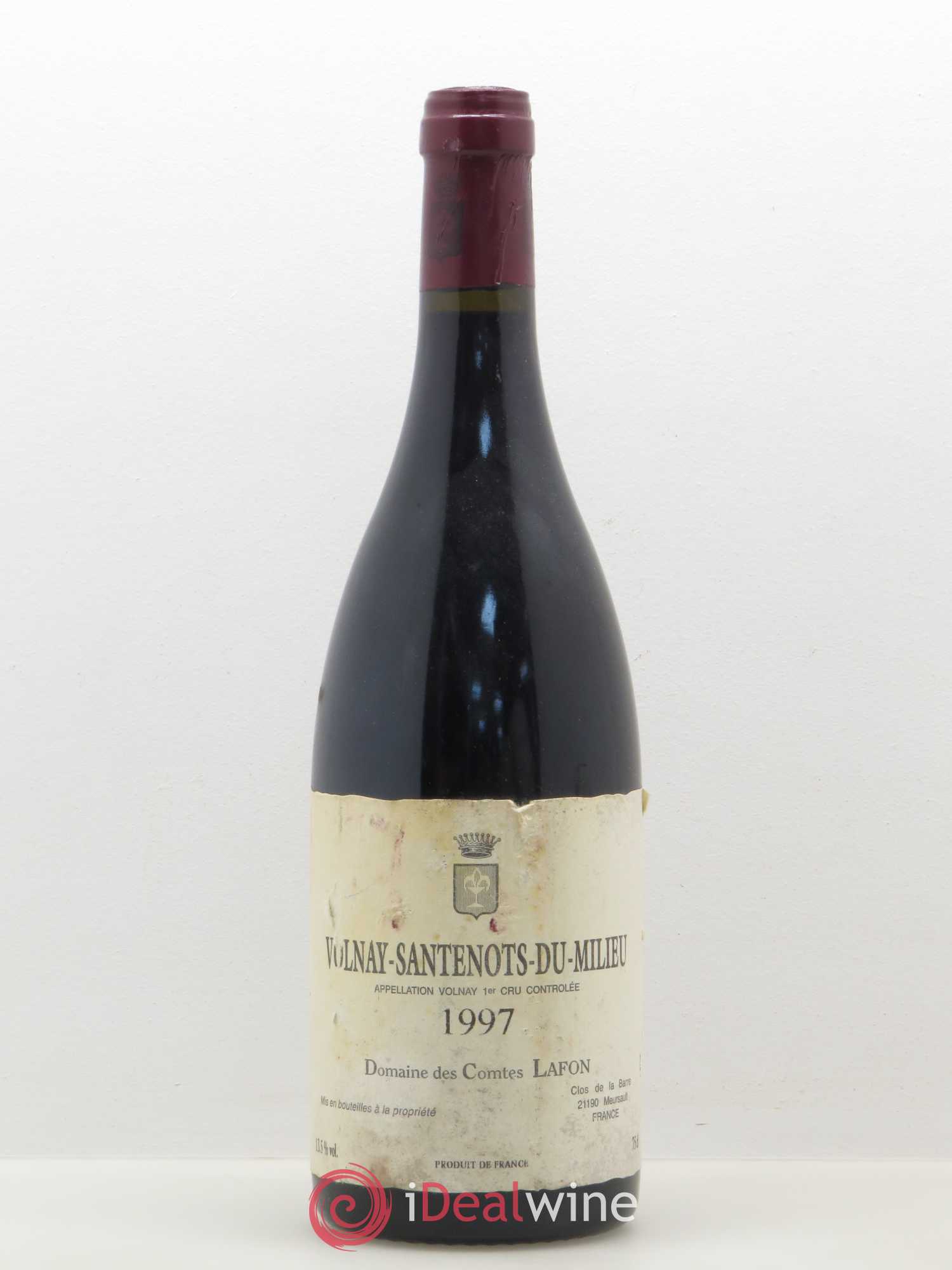 Volnay 1er Cru Santenots du Milieu Comtes Lafon (Domaine des) 1997 - Lot de 1 bouteille - 0