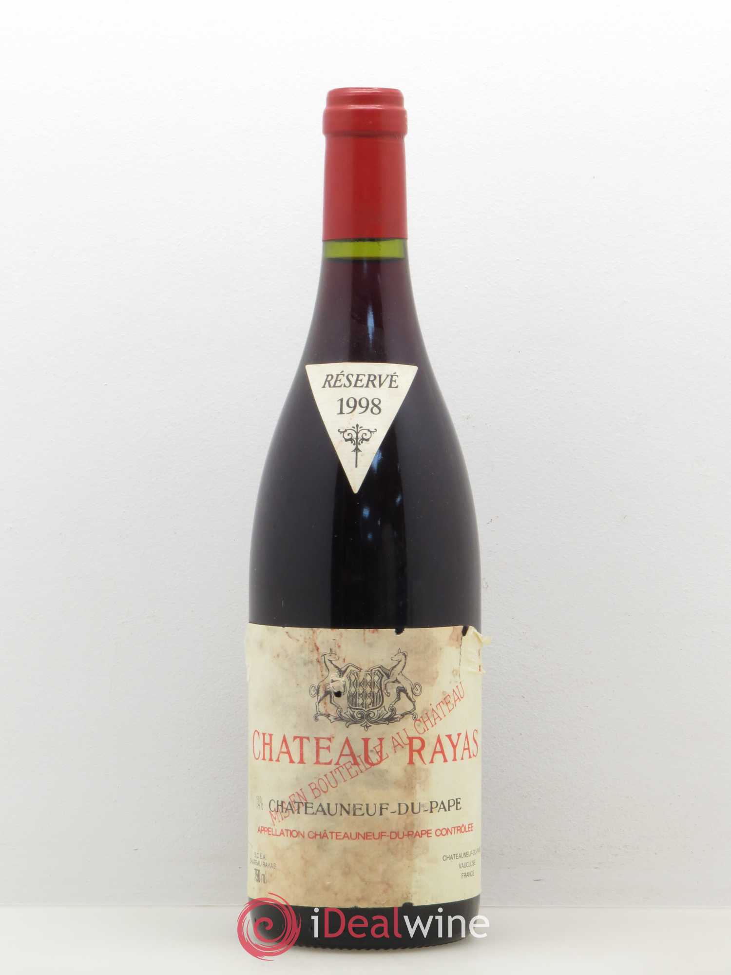 Châteauneuf-du-Pape Château Rayas Emmanuel Reynaud 1998 - Lot de 1 bouteille - 0