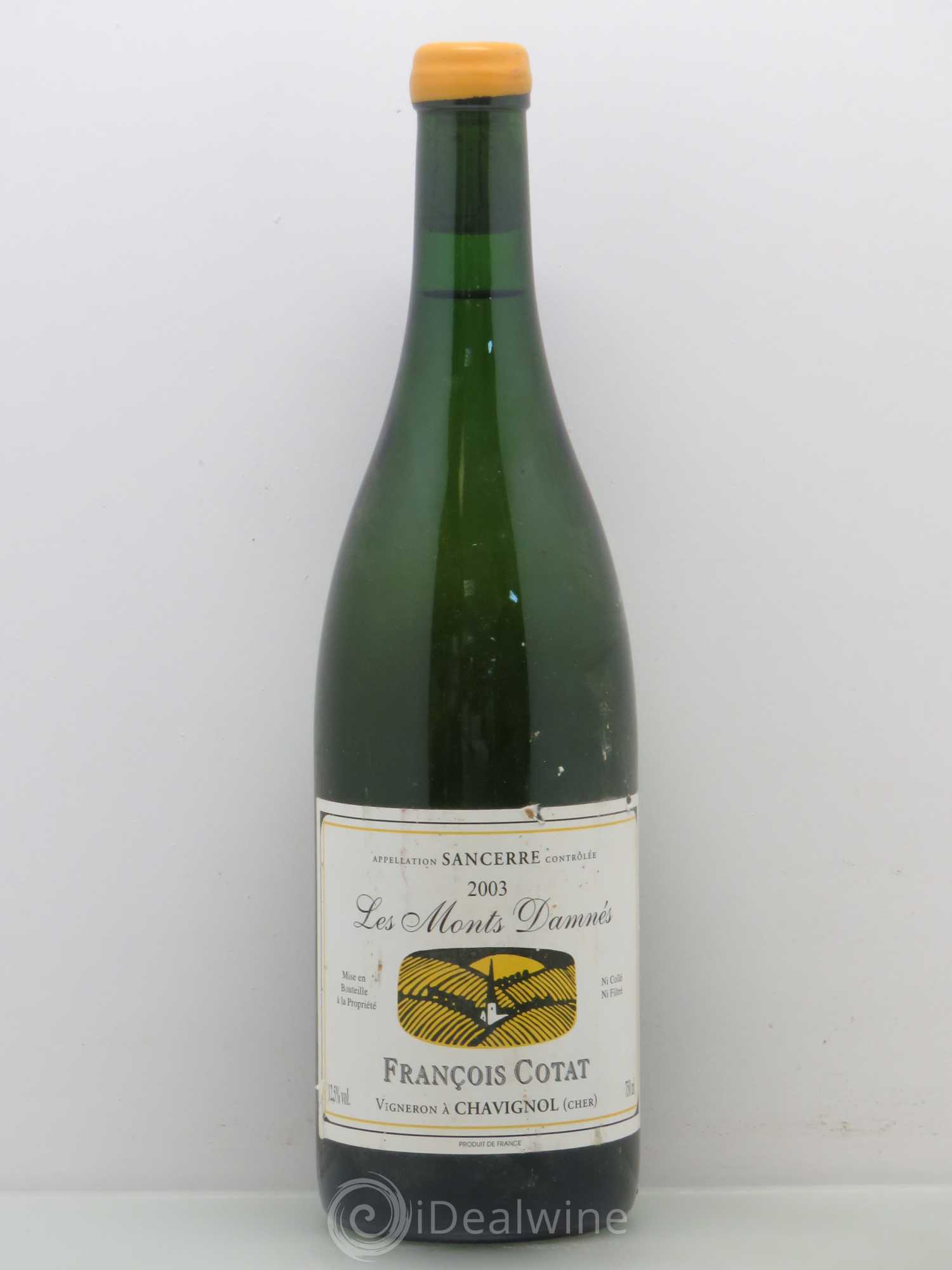 Sancerre Les Monts Damnés François Cotat 2003 - Lot de 1 bouteille - 0