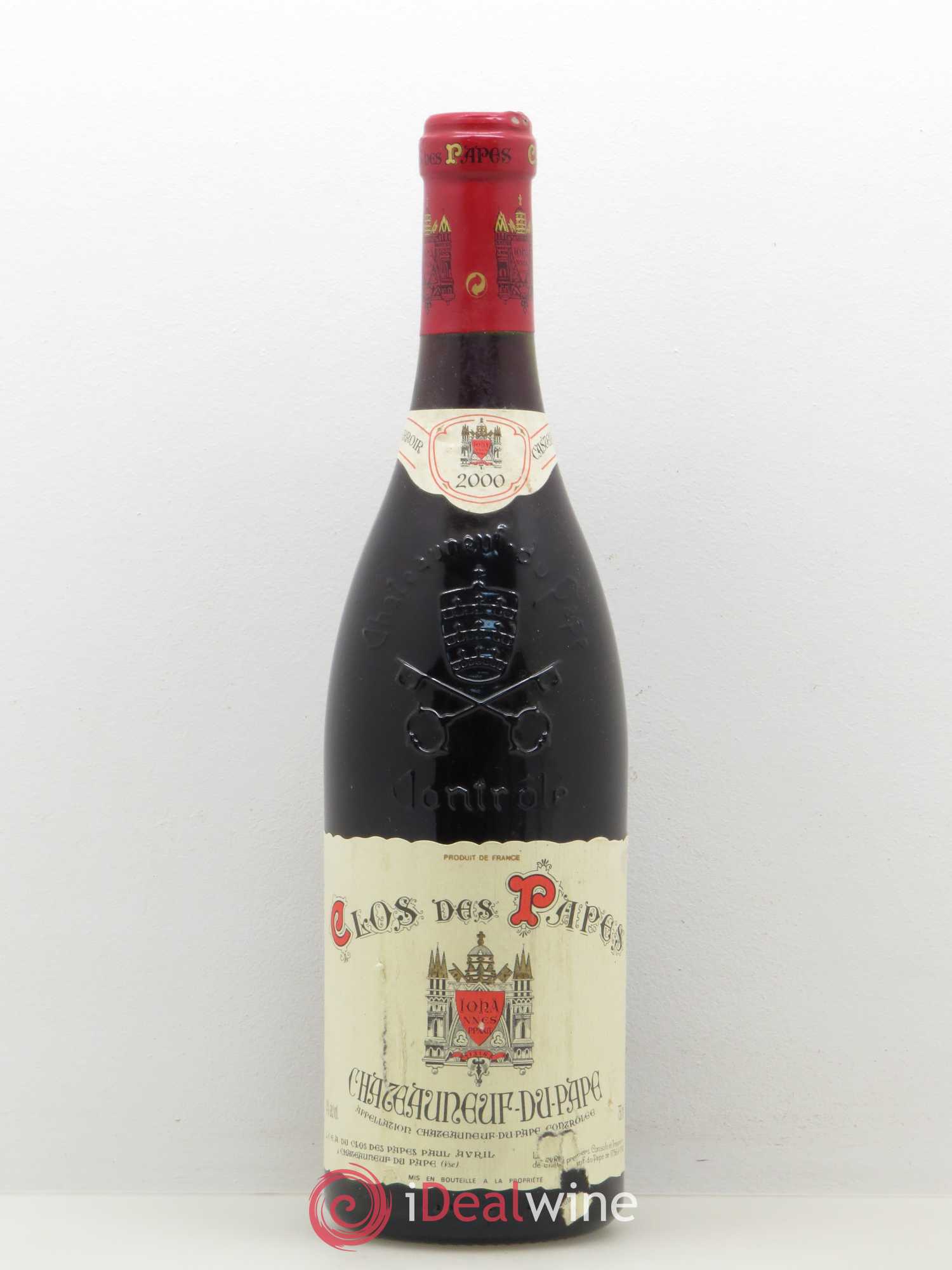 Châteauneuf-du-Pape Clos des Papes - Paul Avril 2000 - Lot de 1 bouteille - 0