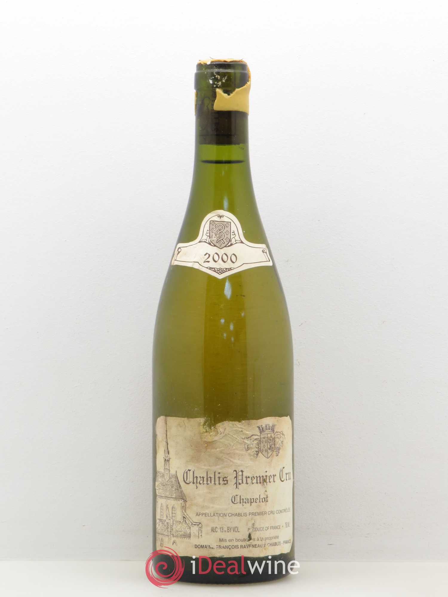 Chablis 1er Cru Chapelot Raveneau (Domaine) 2000 - Lot de 1 bouteille - 0