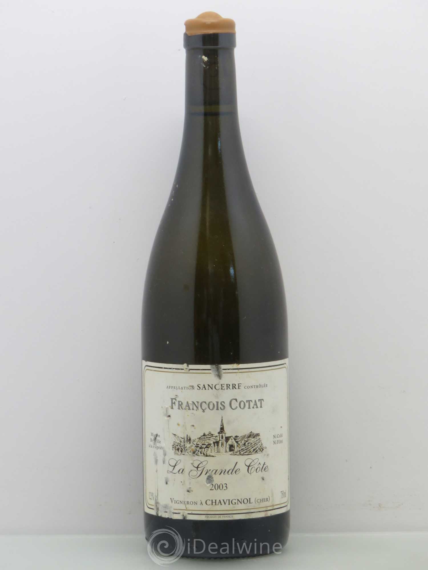 Sancerre La Grande Côte François Cotat 2003 - Lot de 1 bouteille - 0