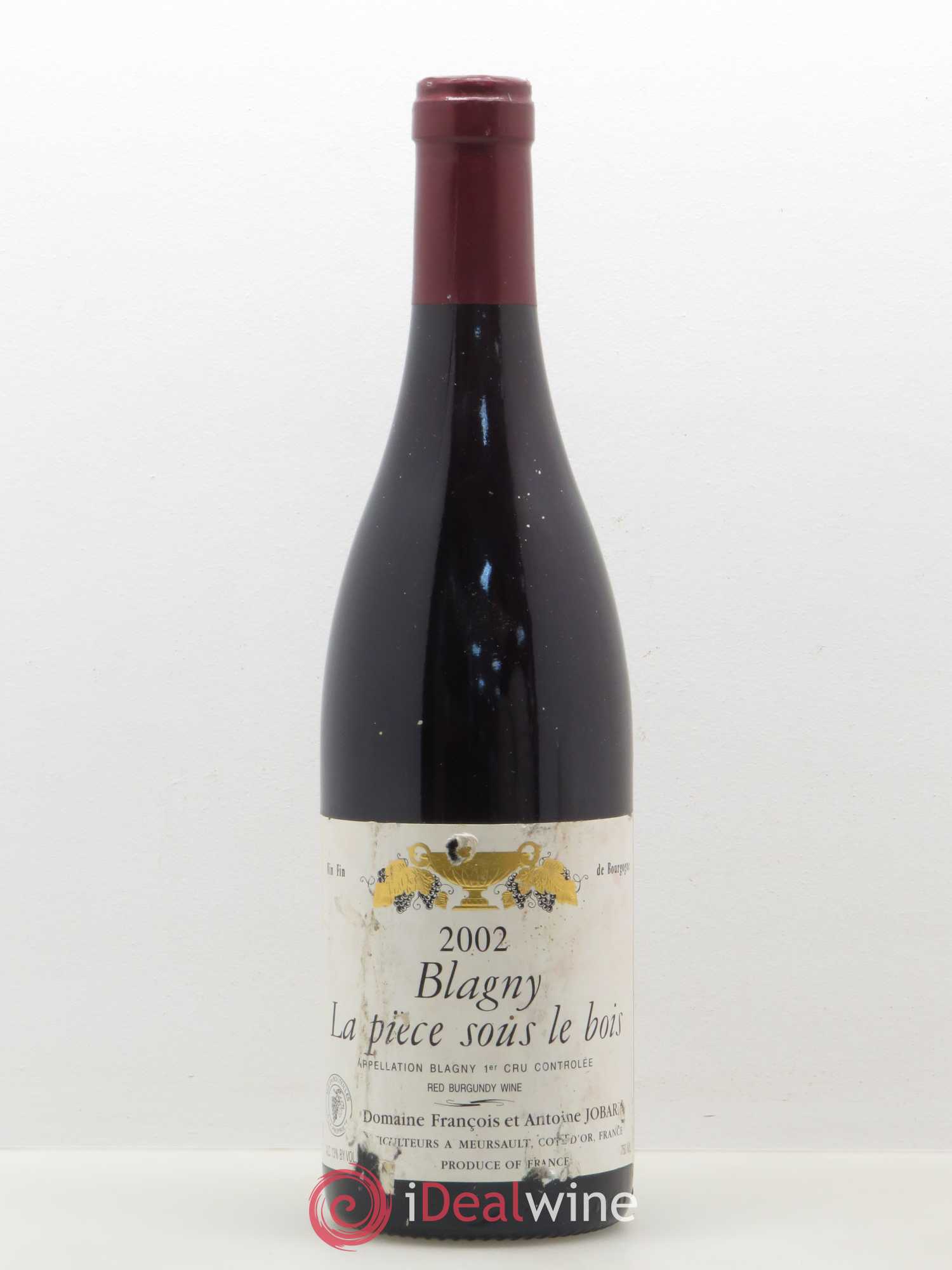 Blagny 1er Cru La Pièce sous le bois F. et A. Jobard 2002 - Posten von 1 Flasche - 0