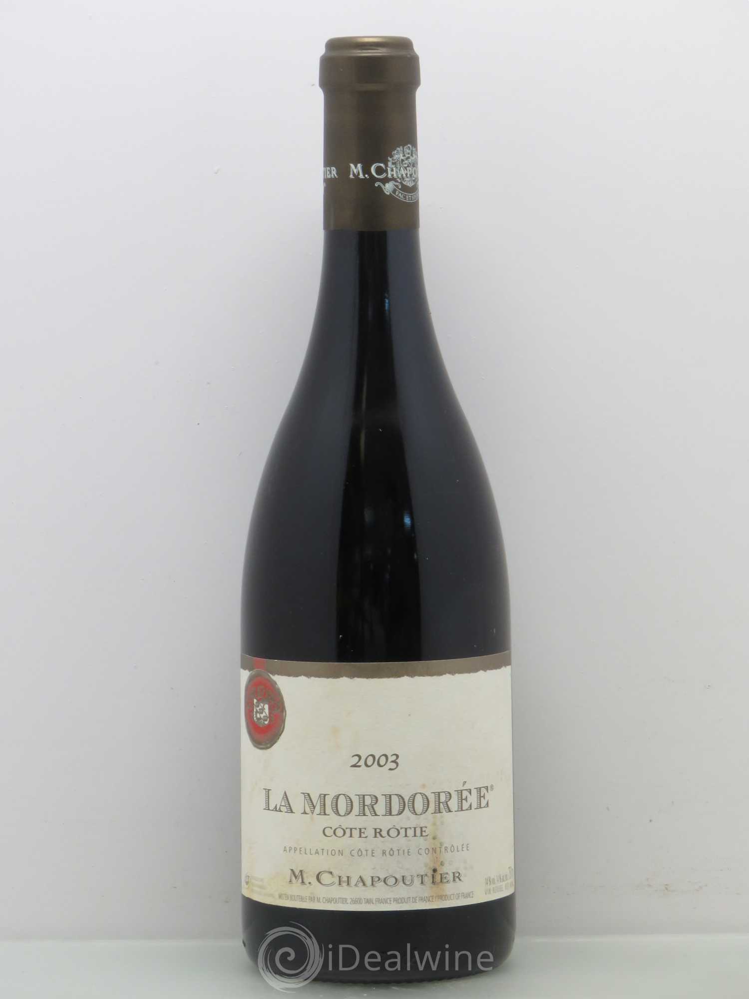 Côte-Rôtie La Mordorée Chapoutier 2003 - Lot de 1 bouteille - 0