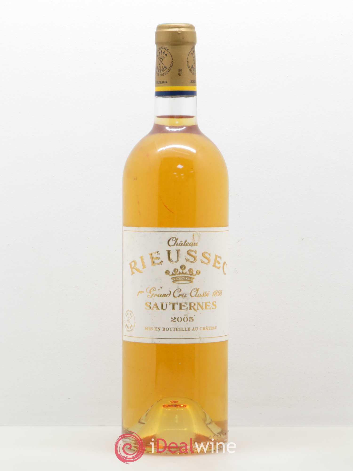 Château Rieussec 1er Grand Cru Classé 2005 - Posten von 1 Flasche - 0