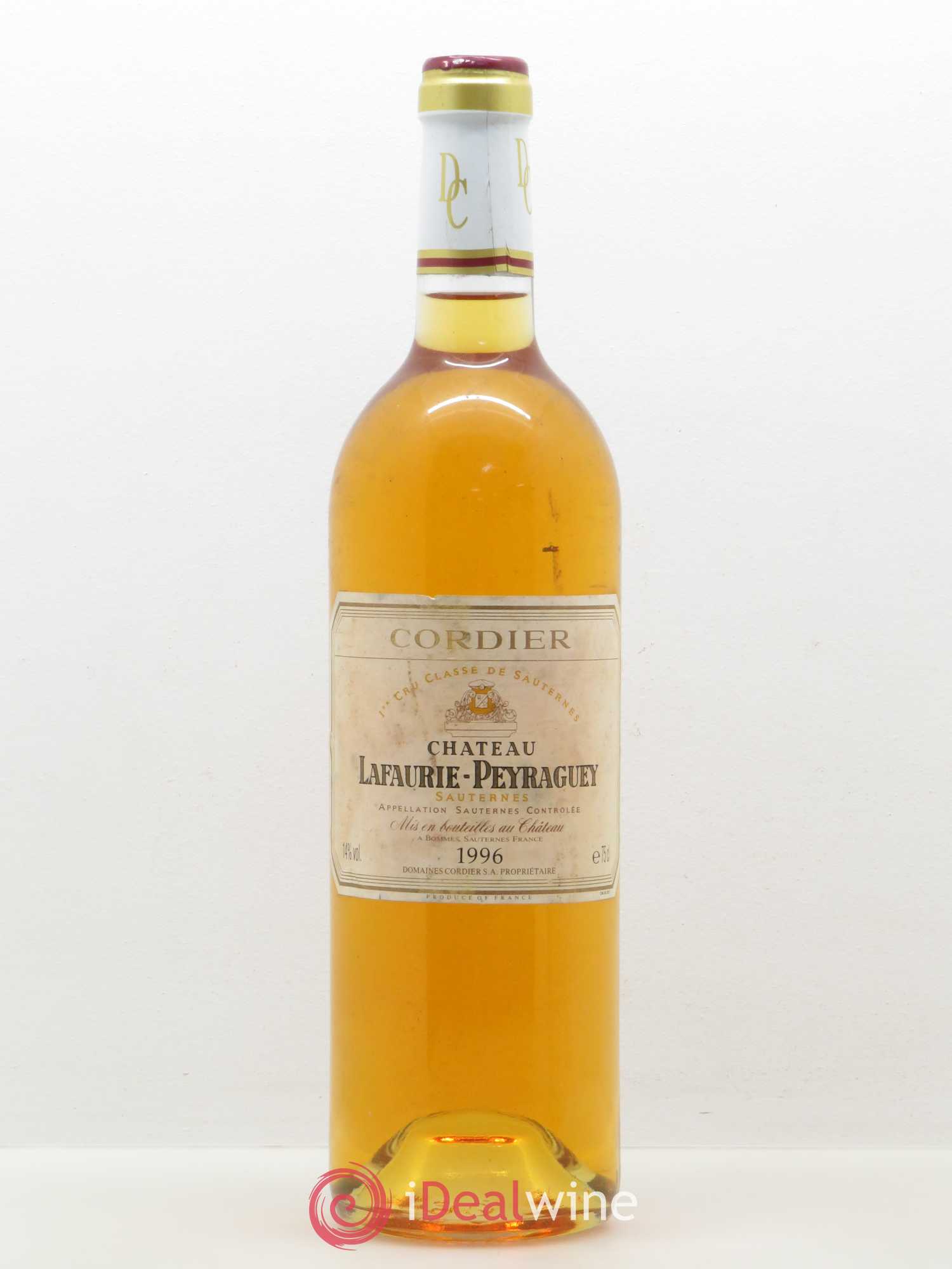 Château Lafaurie-Peyraguey 1er Grand Cru Classé 1996 - Posten von 1 Flasche - 0