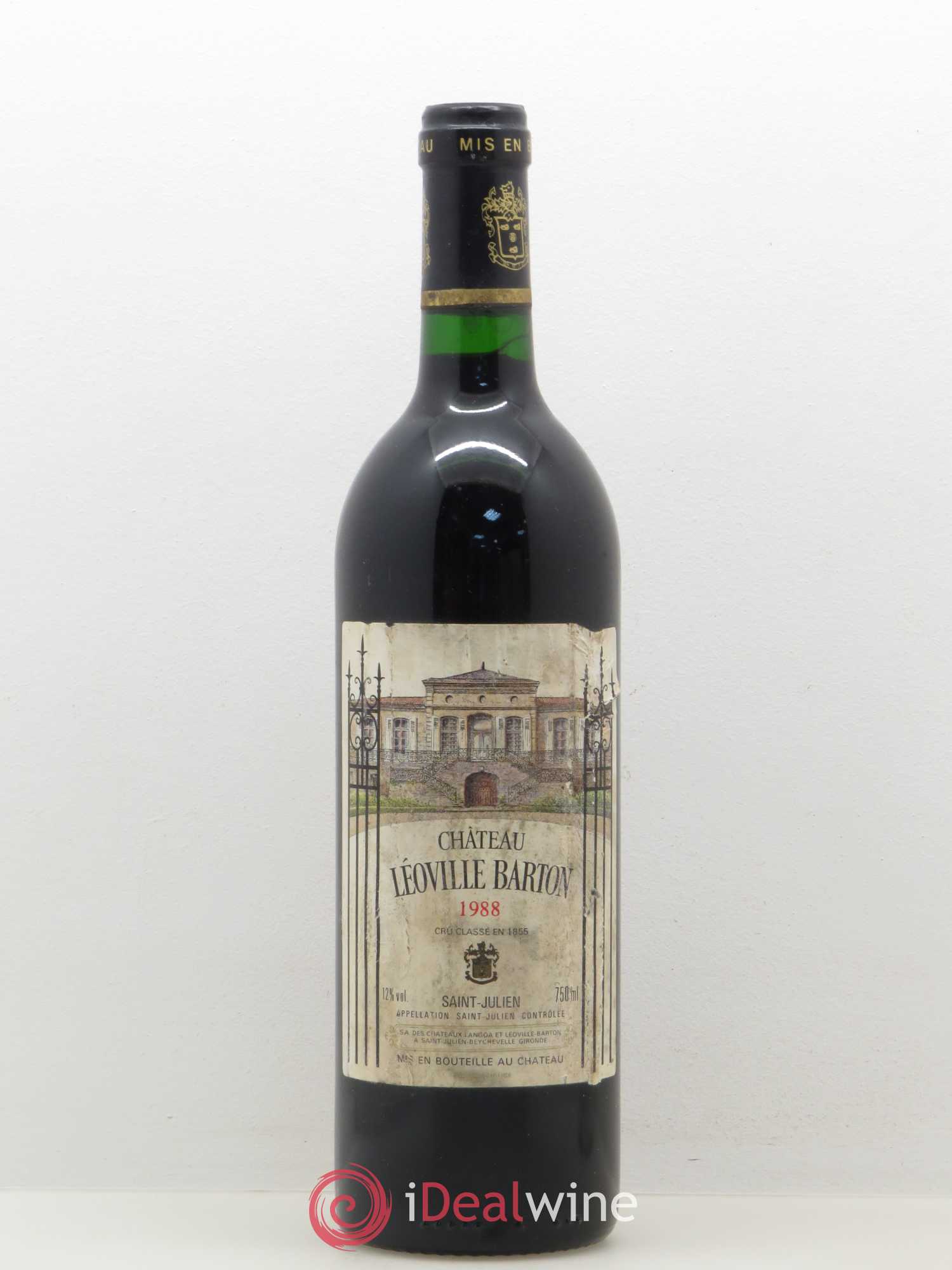Château Léoville Barton 2ème Grand Cru Classé 1988 - Lot de 1 bouteille - 0