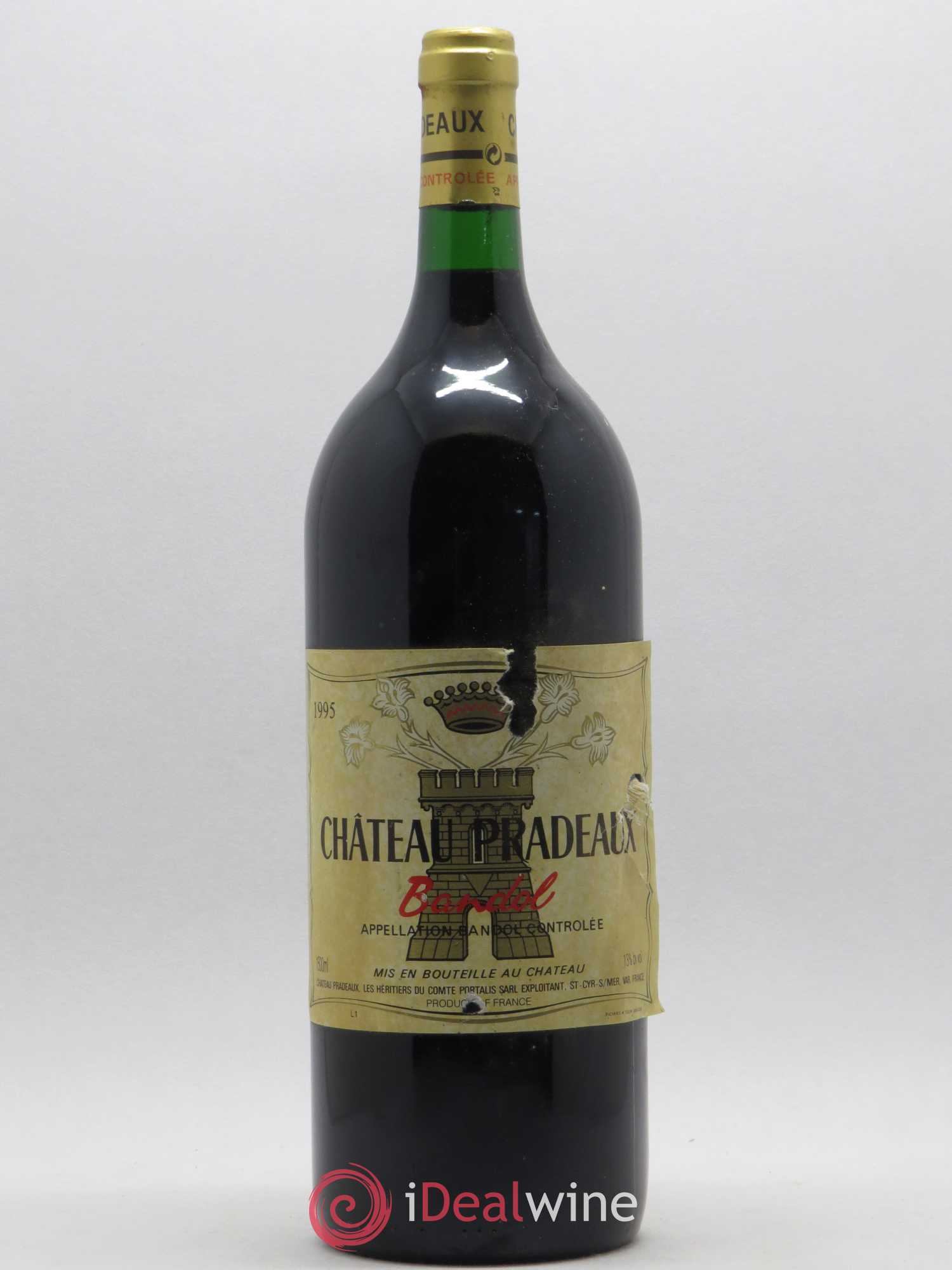 Bandol Château Pradeaux Famille Portalis 1995 - Lot de 1 magnum - 0