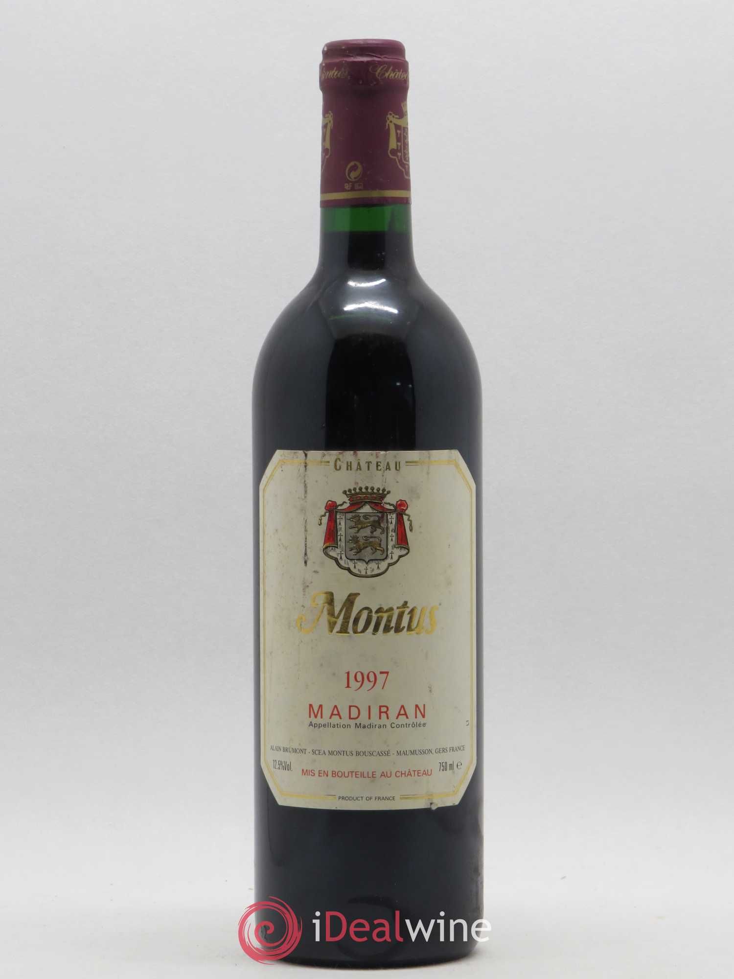 Madiran Château Montus Alain Brumont 1997 - Lot de 1 bouteille - 0