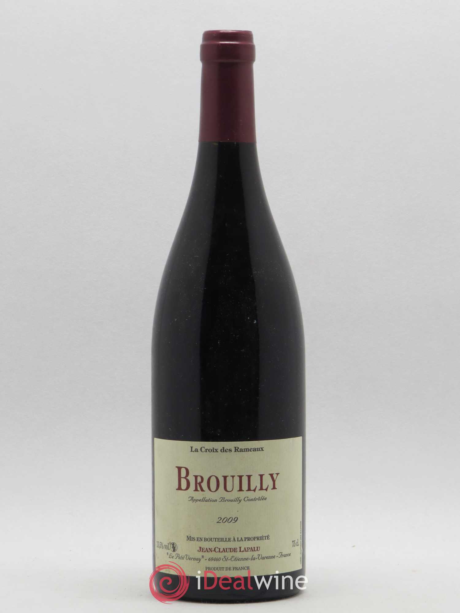 Brouilly La croix des rameaux J.C Lapalu 2009 - Posten von 1 Flasche - 0