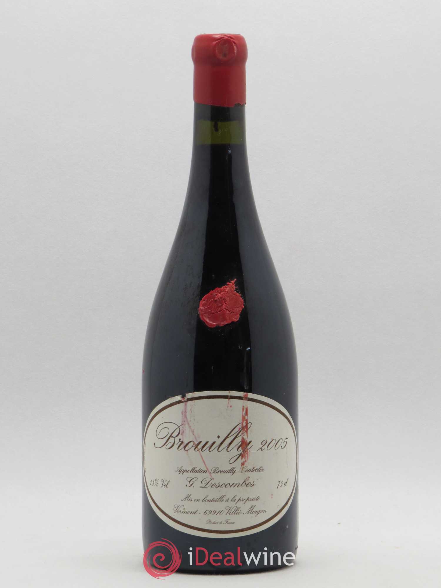 Brouilly Vieilles vignes Georges Descombes (Domaine) 2005 - Lot de 1 bouteille - 0