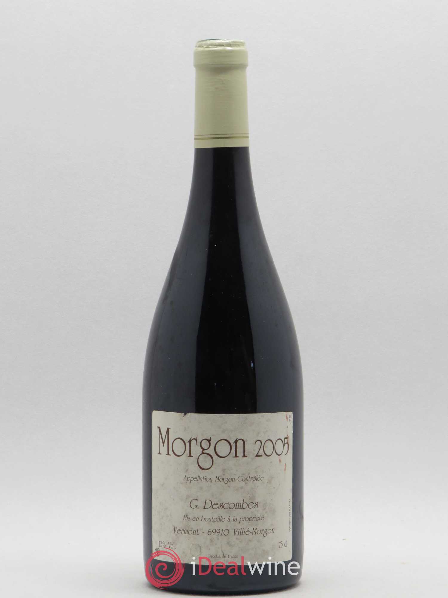 Morgon Vieilles vignes Georges Descombes (Domaine) 2005 - Lot de 1 bouteille - 0