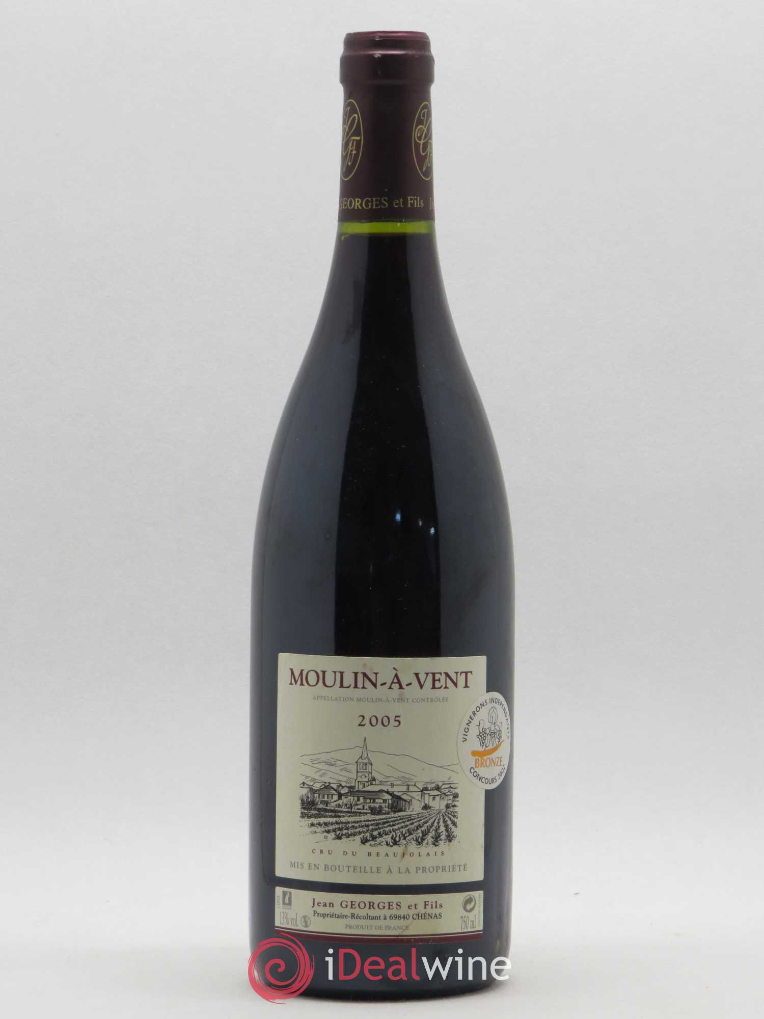Moulin-à-Vent Jean Georges 2005 - Lot de 1 bouteille - 0