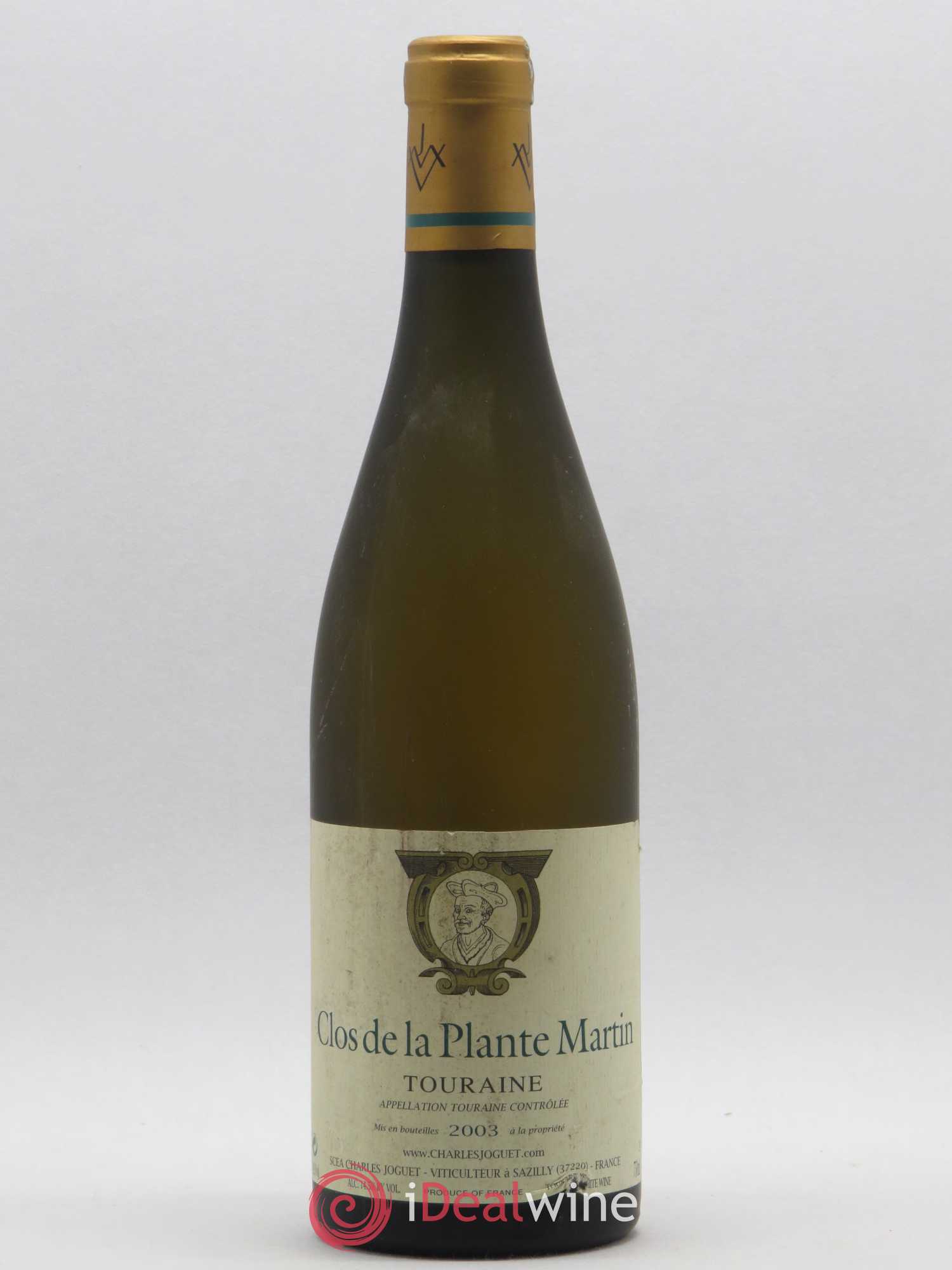 Touraine Clos de la Plante Martin Charles Joguet 2003 - Lot de 1 bouteille - 0