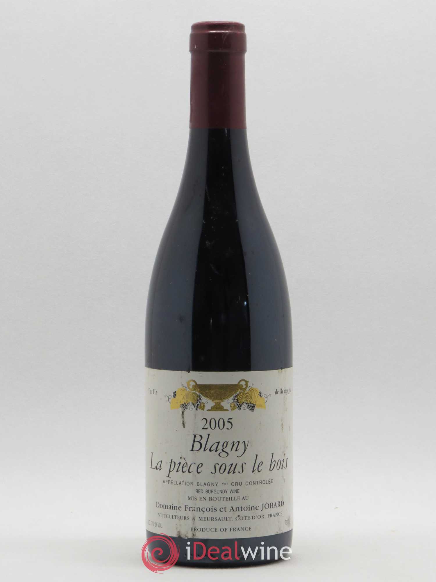 Blagny 1er Cru La pièce sous le bois Antoine et François Jobard 2005 - Posten von 1 Flasche - 0