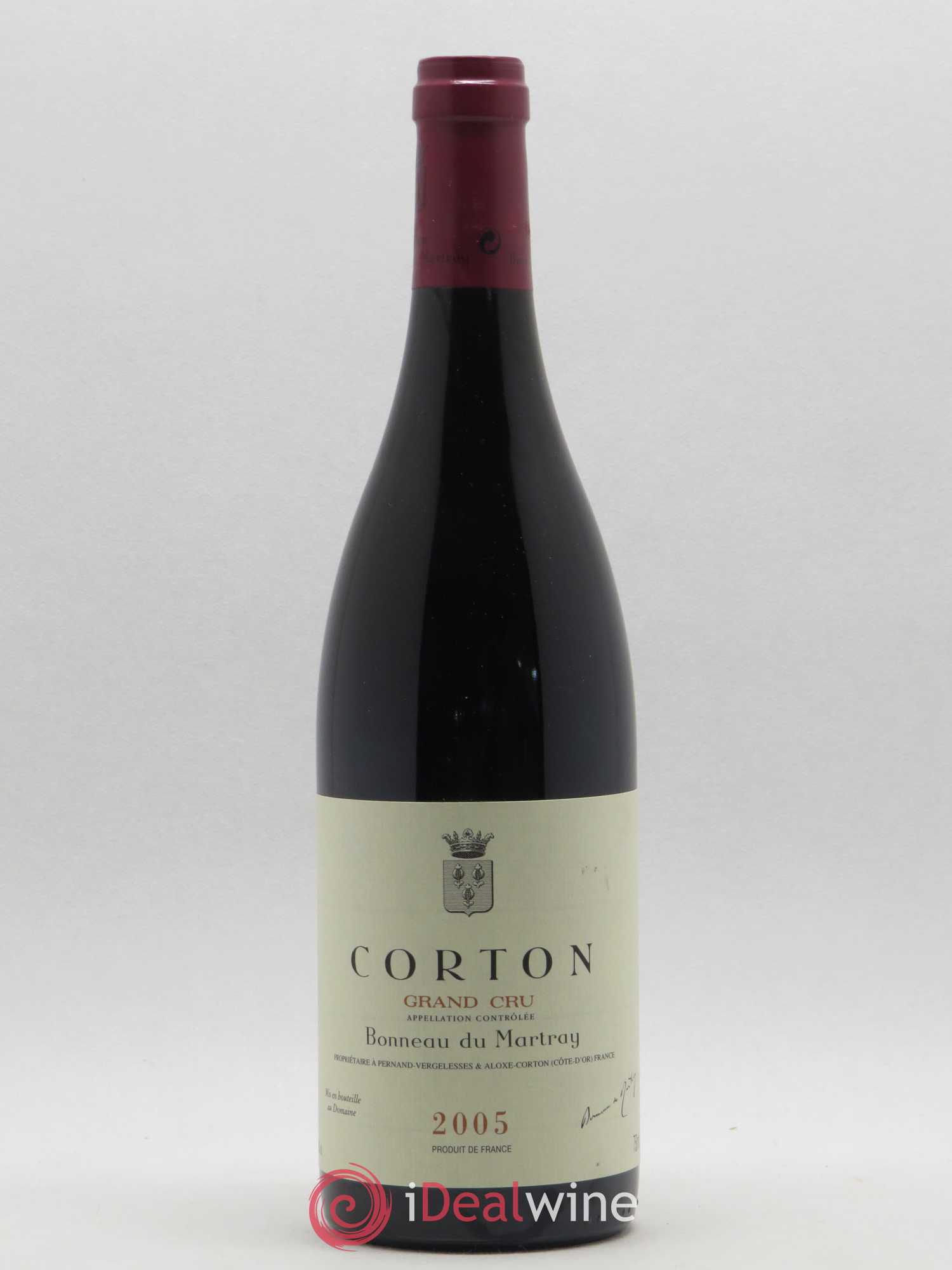 Corton Grand Cru Bonneau du Martray (Domaine) 2005 - Lot de 1 bouteille - 0
