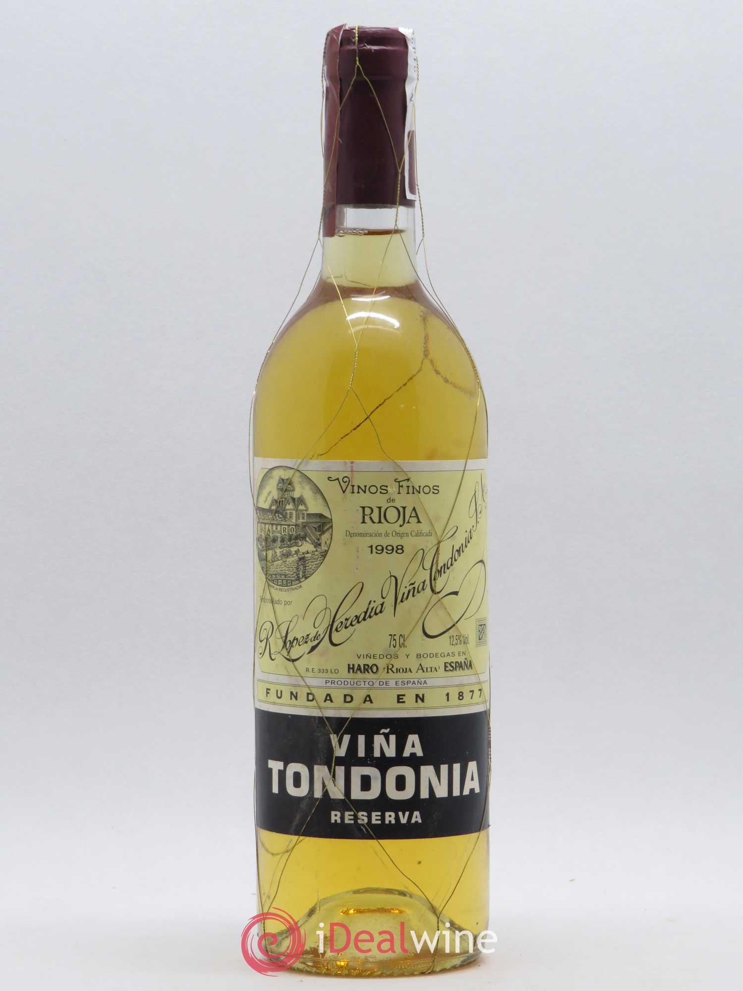 Rioja DOCA Reserva Vina Tondonia R. Lopez de Heredia 1998 - Posten von 1 Flasche - 0