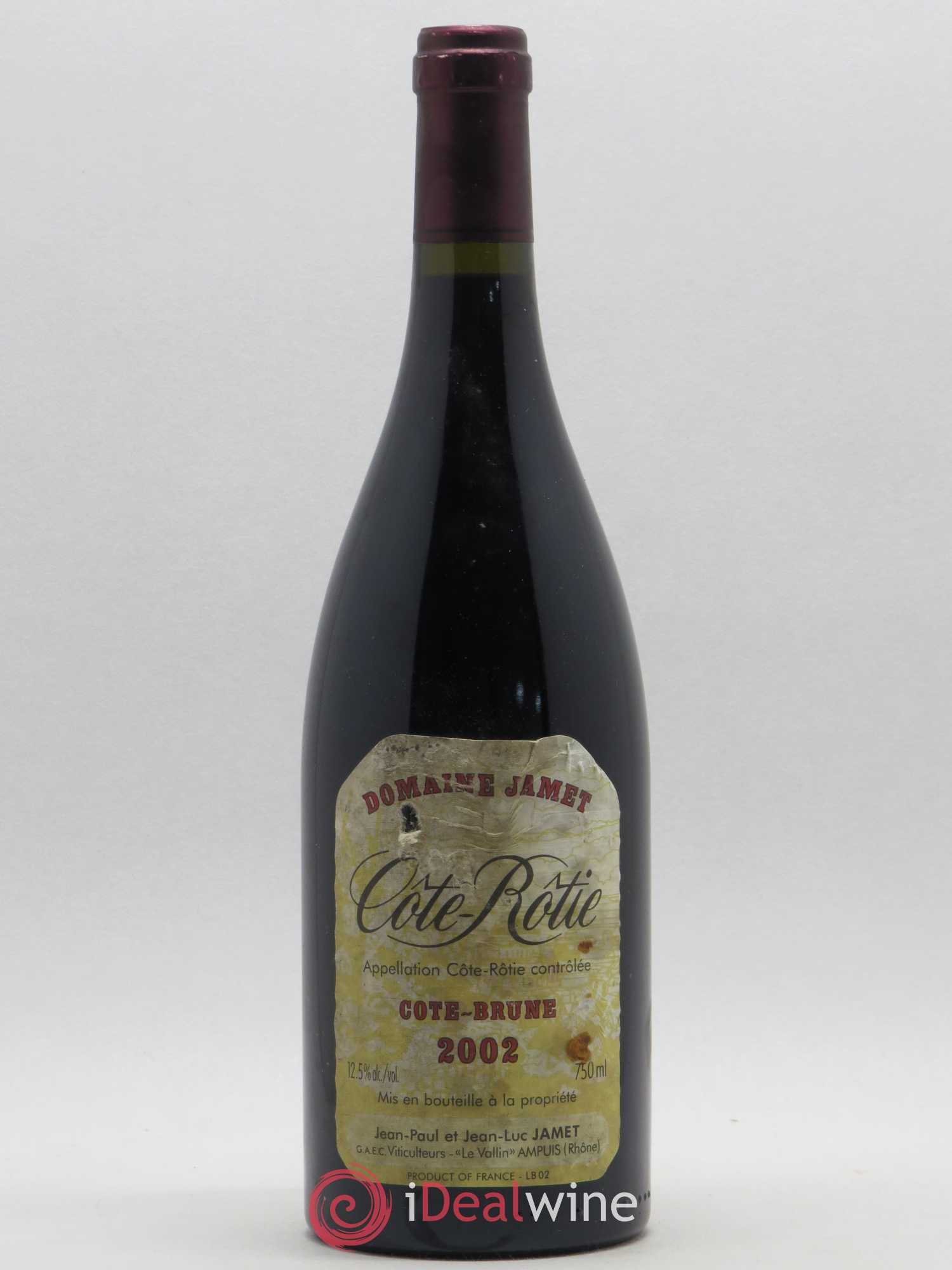 Côte-Rôtie Côte Brune Jamet (Domaine) 2002 - Lot de 1 bouteille - 0