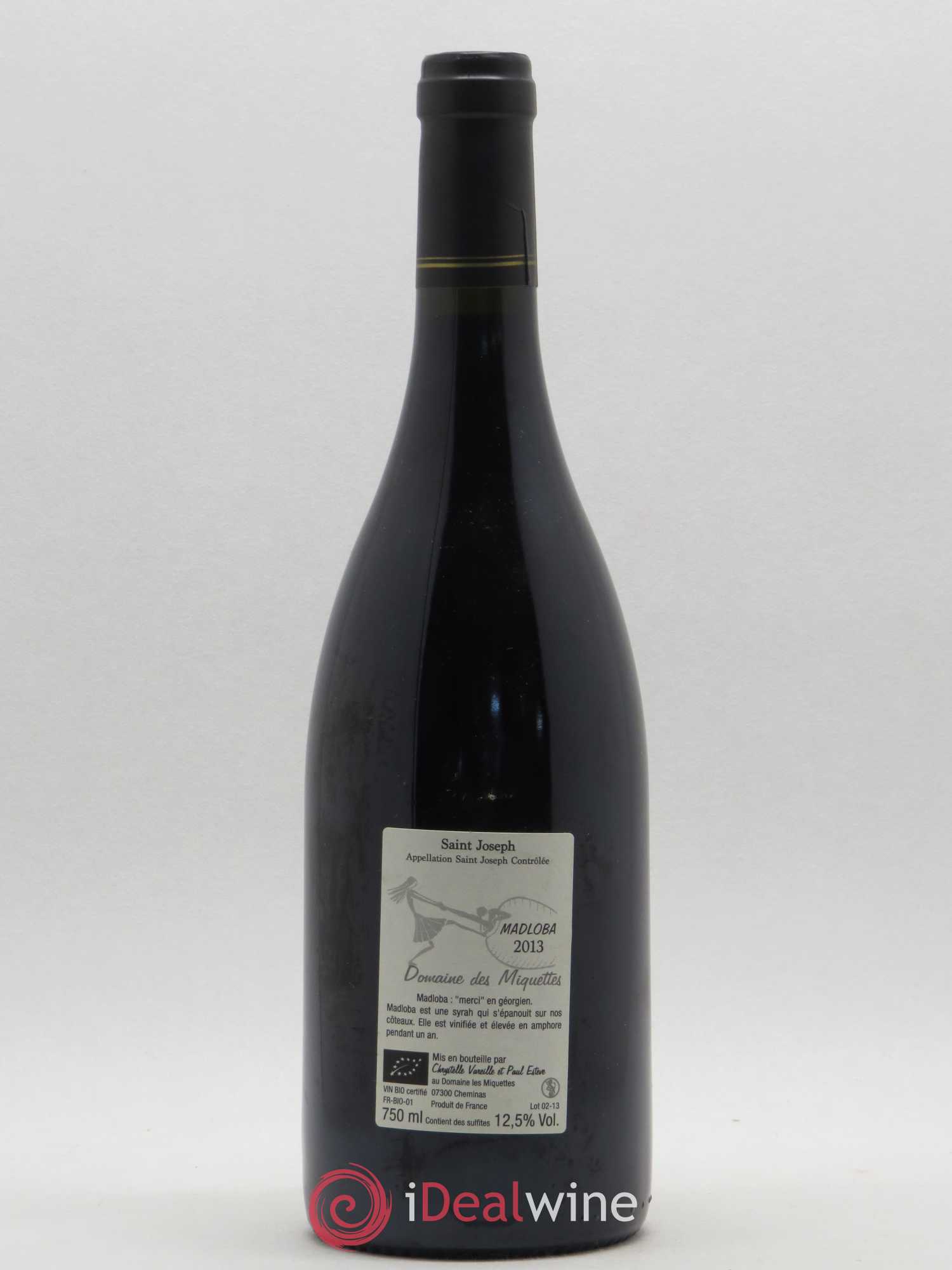 Saint-Joseph Miquettes (Domaine des) Madloba 2013 - Lotto di 1 bottiglia - 1