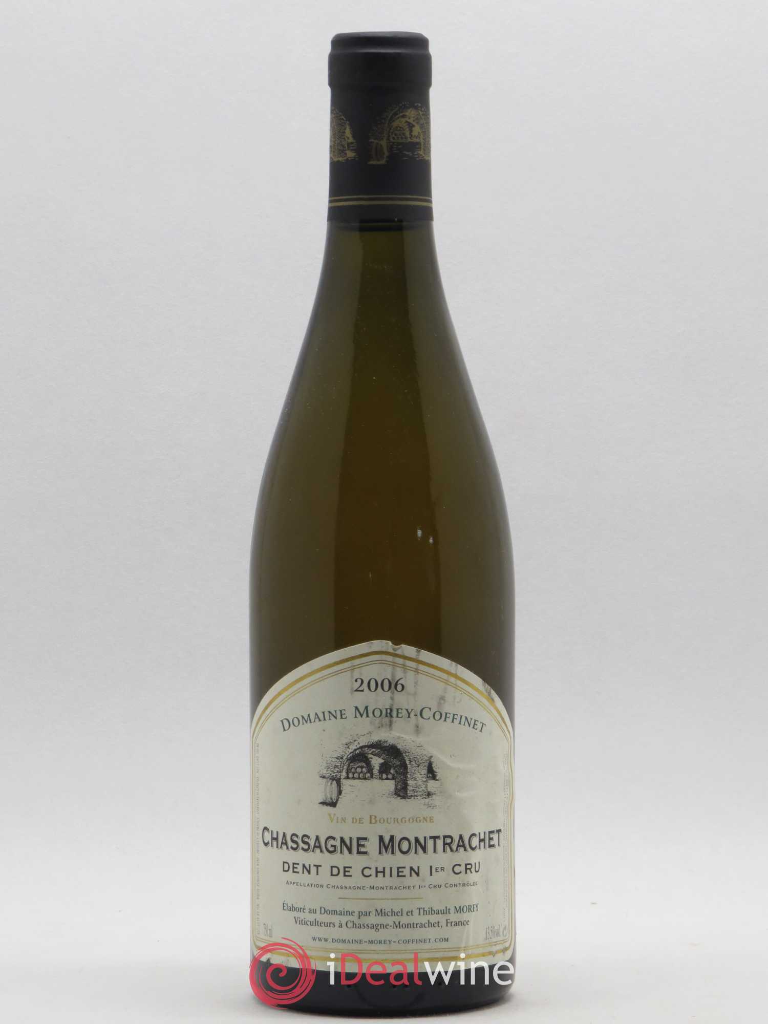Chassagne-Montrachet 1er Cru Dents de Chien Morey Coffinet 2006 - Posten von 1 Flasche - 0