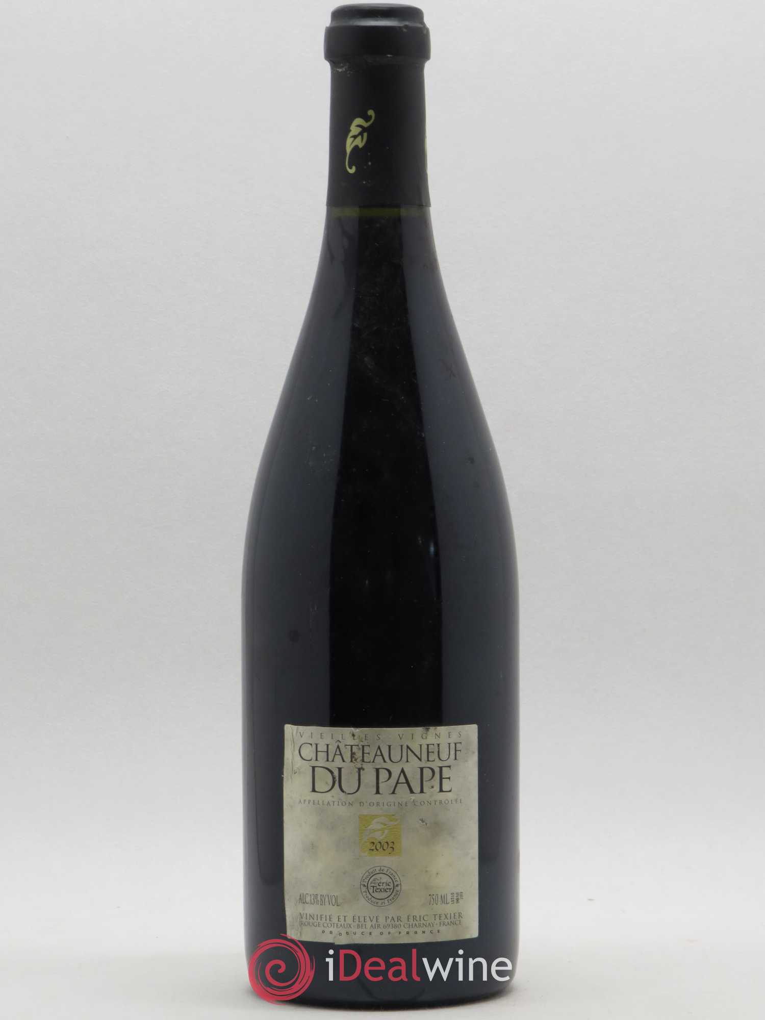 Châteauneuf-du-Pape Vieilles Vignes Eric Texier 2003 - Posten von 1 Flasche - 0