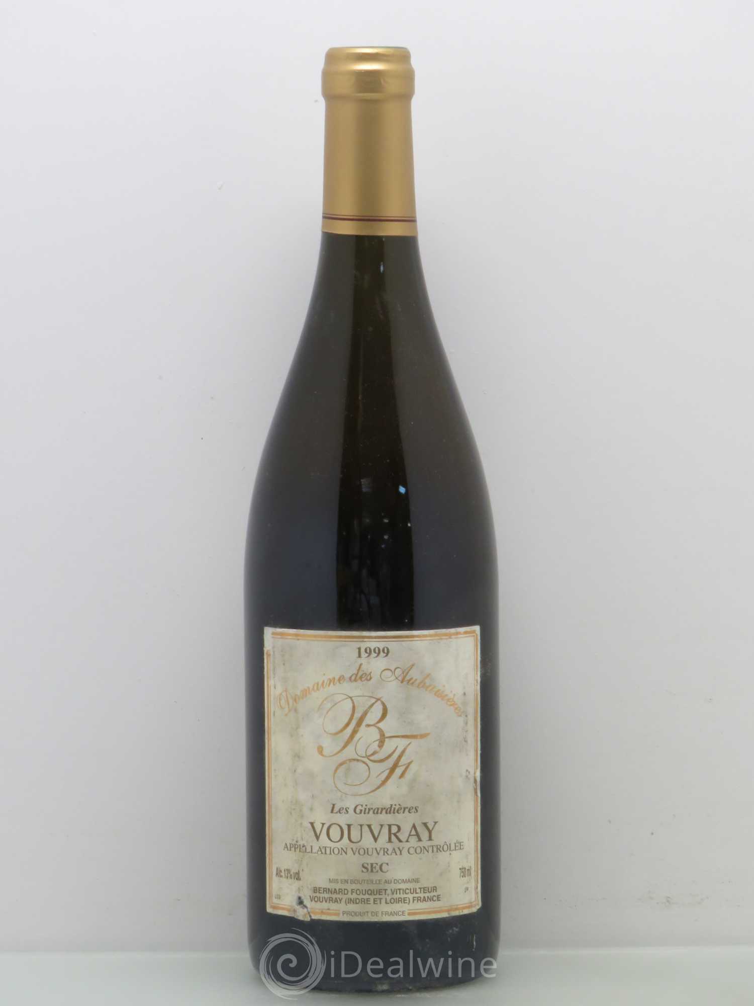 Vouvray Vouvray Les Girardières - sec - Domaine des Aubuisières B. Fouquet (sans prix de réserve) 1999 - Posten von 1 Flasche - 0