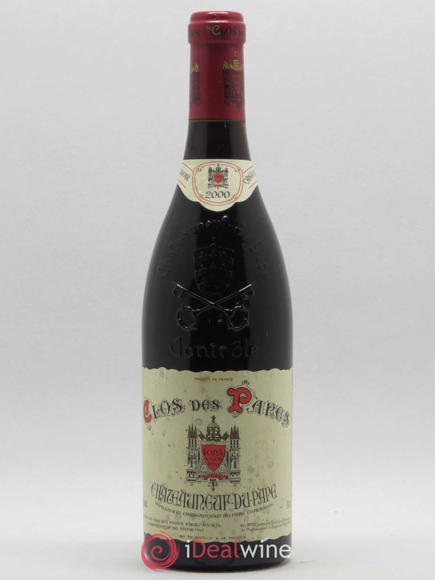 Châteauneuf-du-Pape Clos des Papes - Paul Avril 2000 - Lot de 1 bouteille - 0