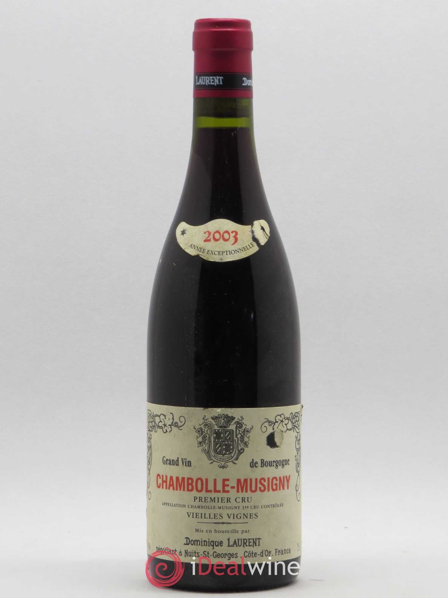 Chambolle-Musigny 1er Cru Vieilles Vignes Dominque Laurent 2003 - Posten von 1 Flasche - 0