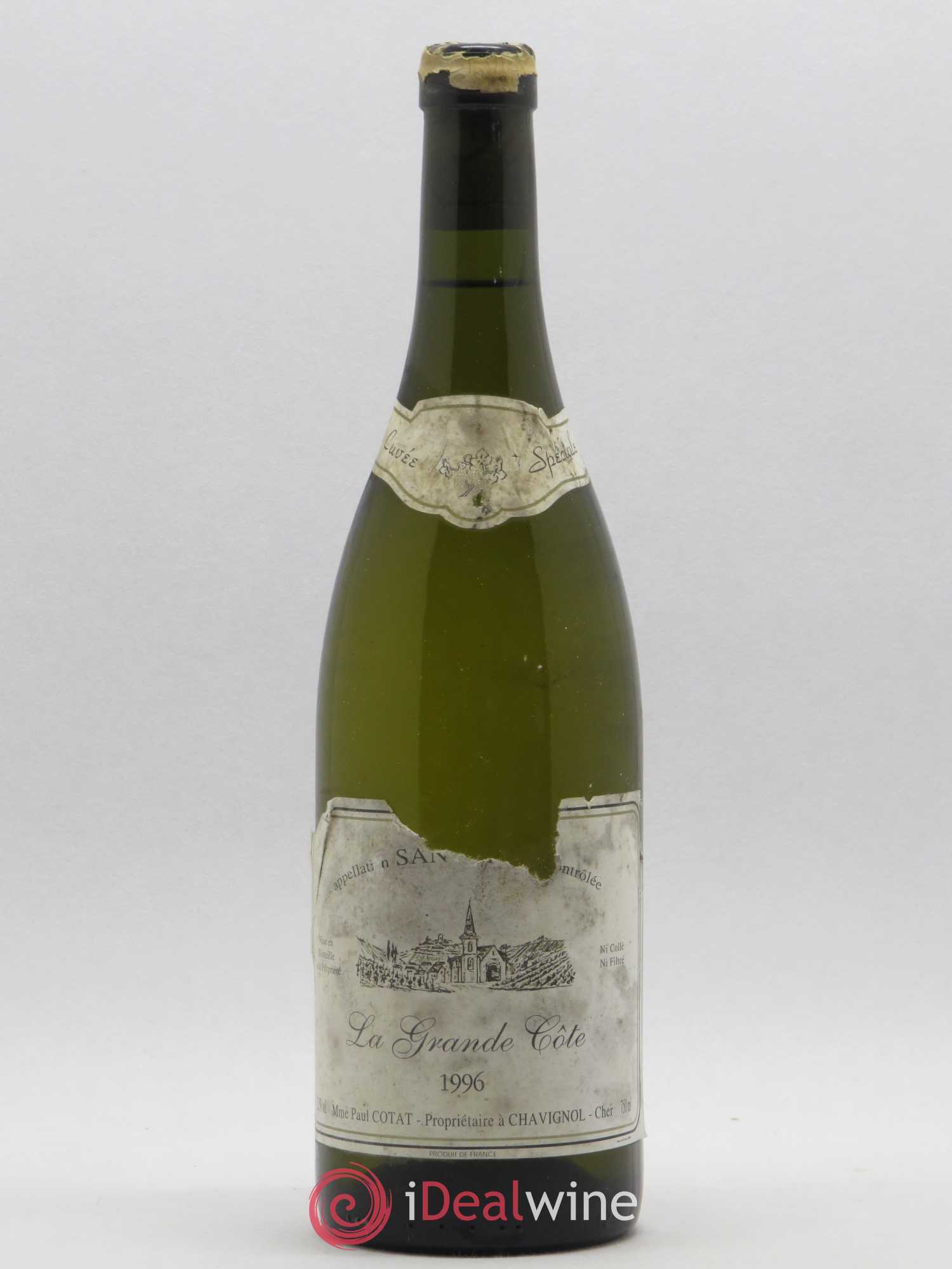 Sancerre La Grande Côte cuvée spéciale Mme Paul Cotat 1996 - Posten von 1 Flasche - 0