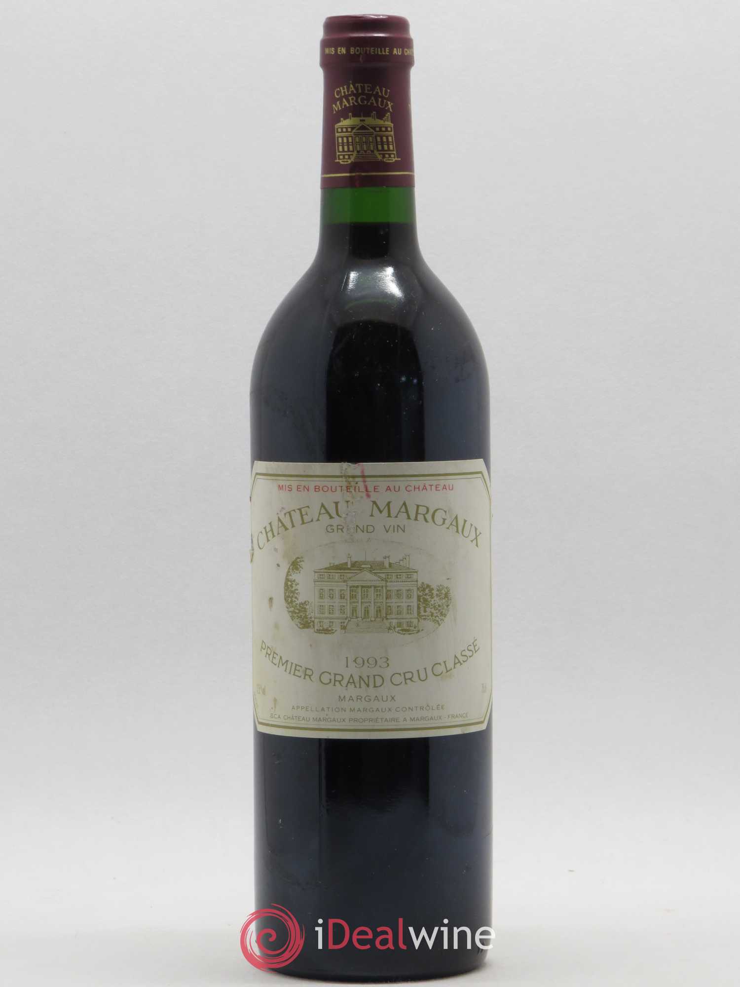 Château Margaux 1er Grand Cru Classé 1993 - Lot de 1 bouteille - 0