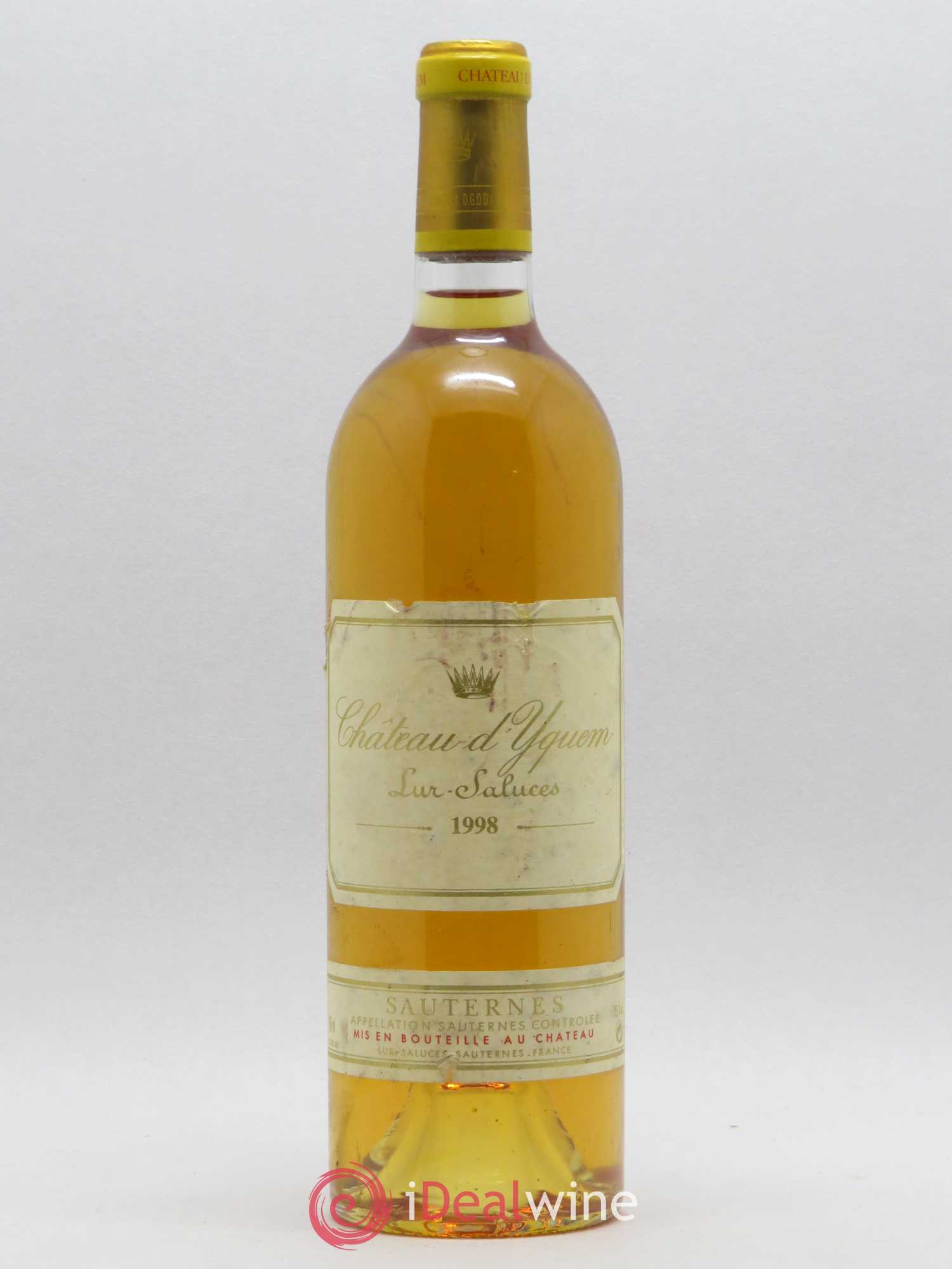 Château d' Yquem 1er Cru Classé Supérieur 1998 - Lotto di 1 bottiglia - 0