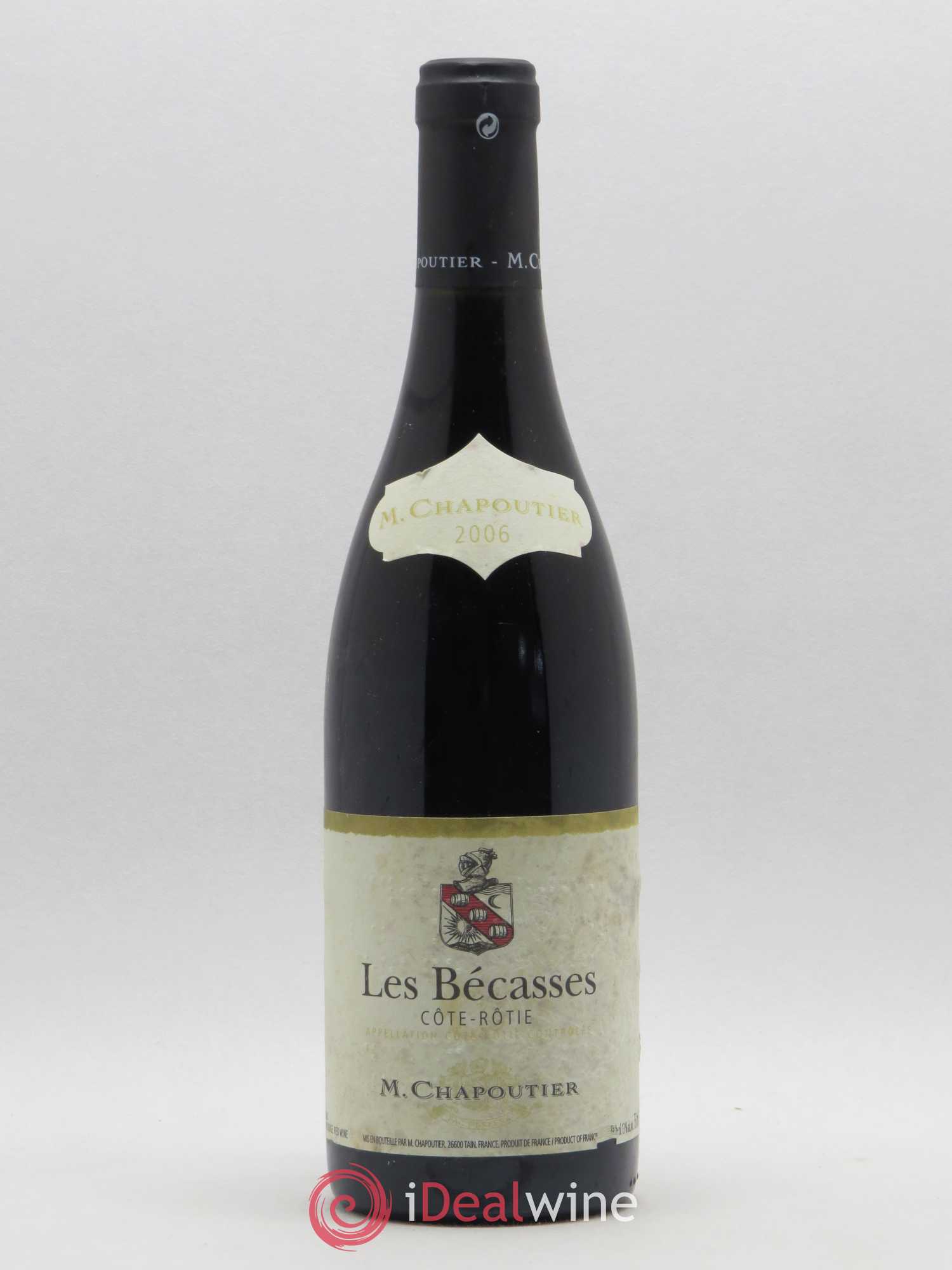 Côte-Rôtie Les Bécasses Chapoutier 2006 - Lot de 1 bouteille - 0