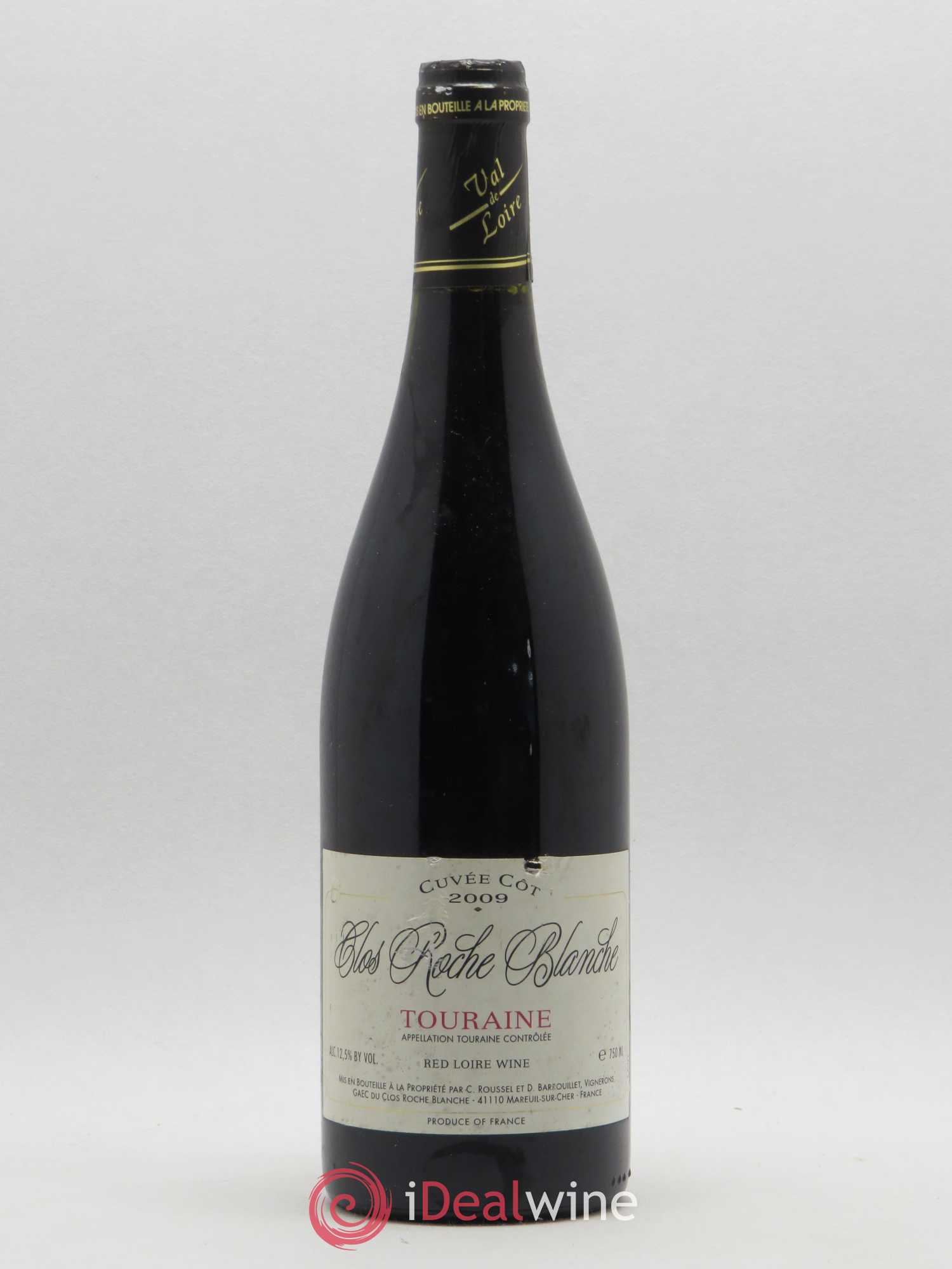 Touraine Côt Clos Roche Blanche (Domaine de) 2009 - Lot de 1 bouteille - 0