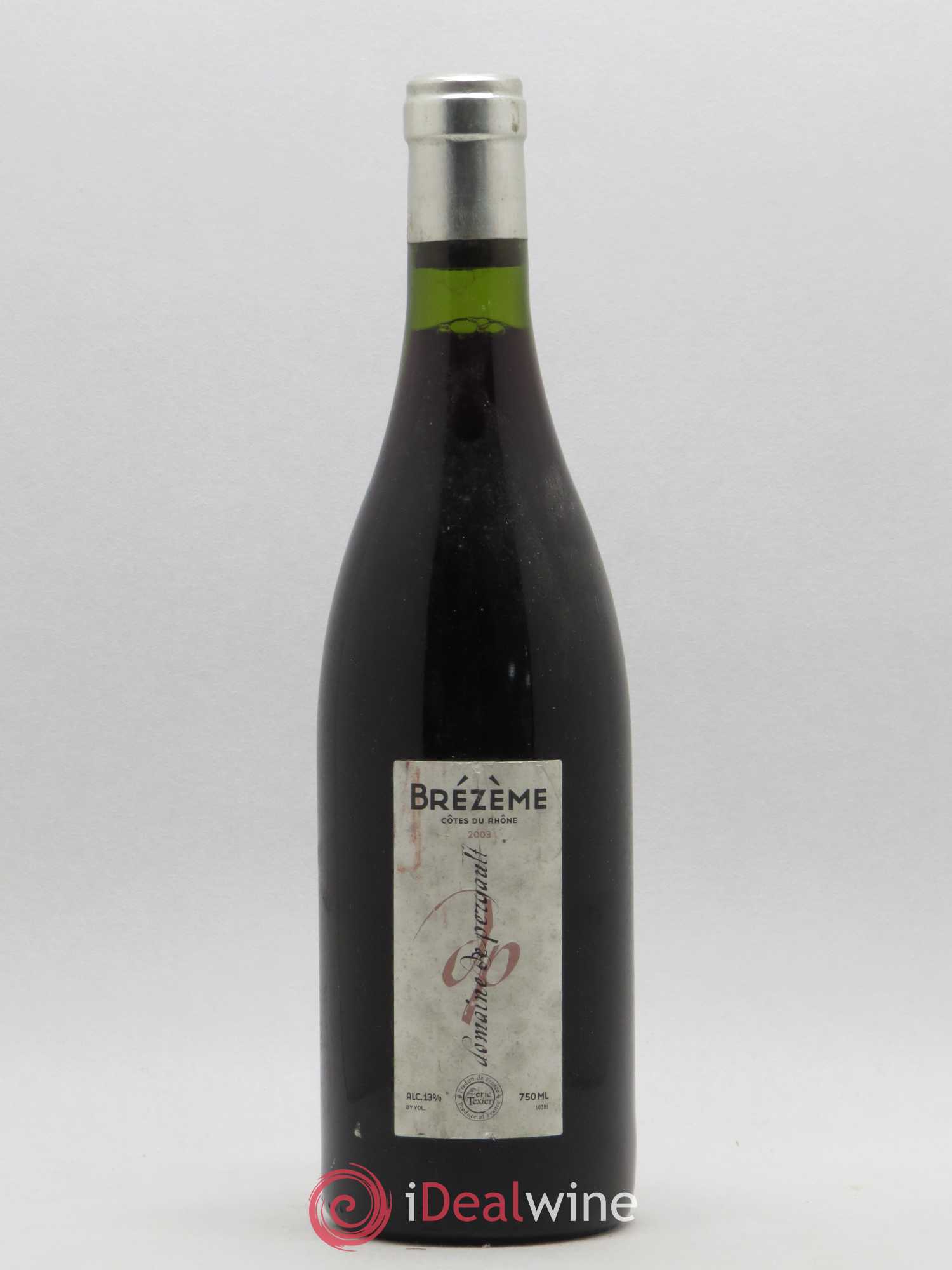 Côtes-du-Rhône Brezeme Eric Texier 2003 - Posten von 1 Flasche - 0