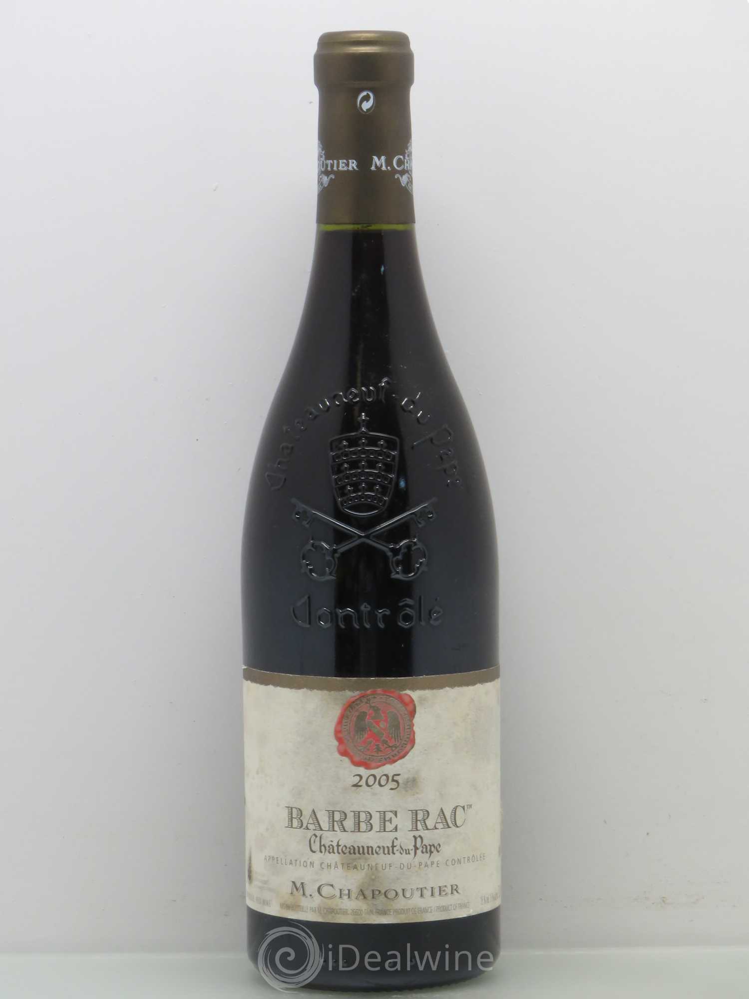 Châteauneuf-du-Pape Barbe Rac Chapoutier 2005 - Lot de 1 bouteille - 0