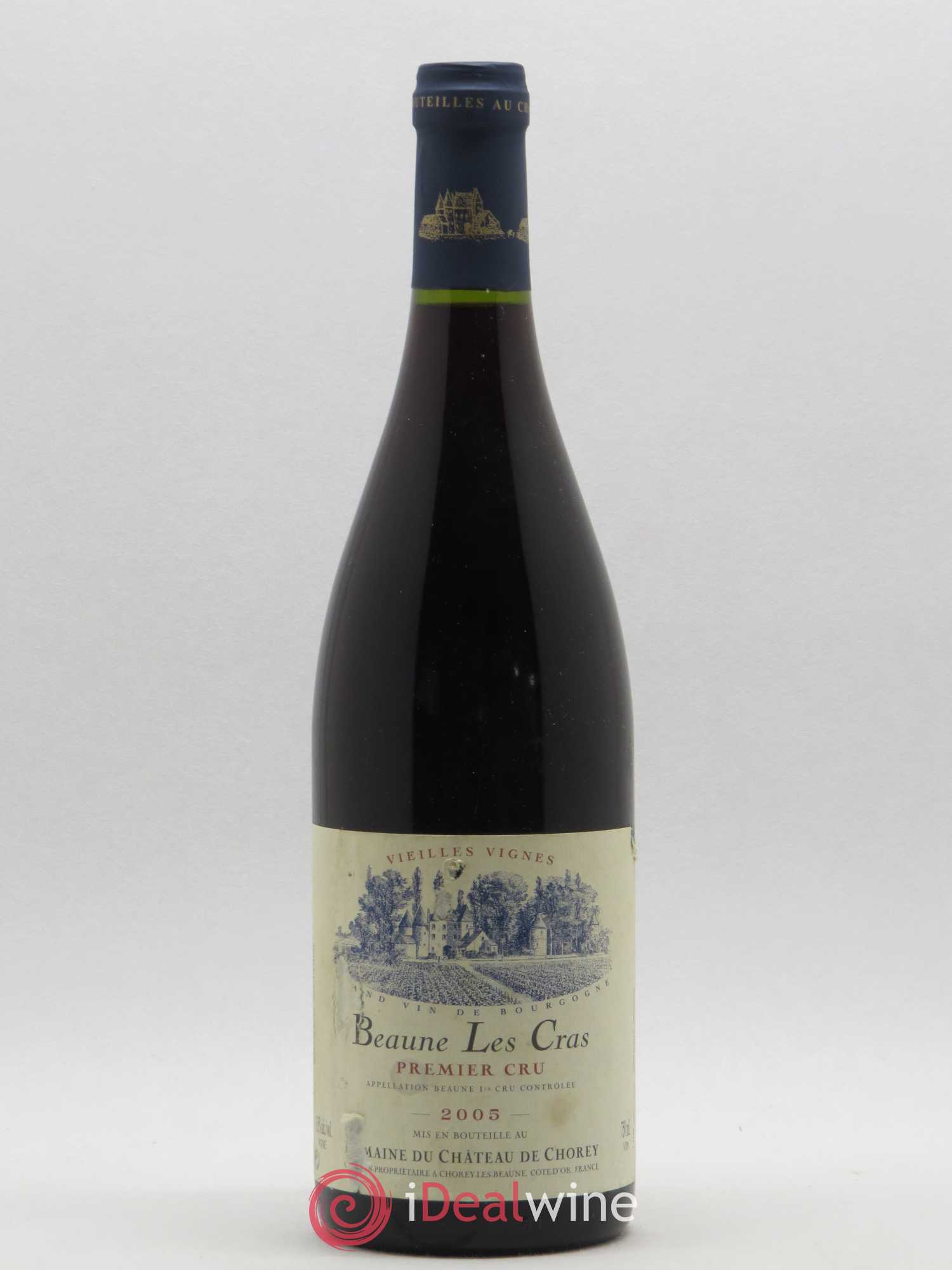 Beaune 1er Cru Vieilles vignes Les Cras Château de Chorey 2005 - Posten von 1 Flasche - 0