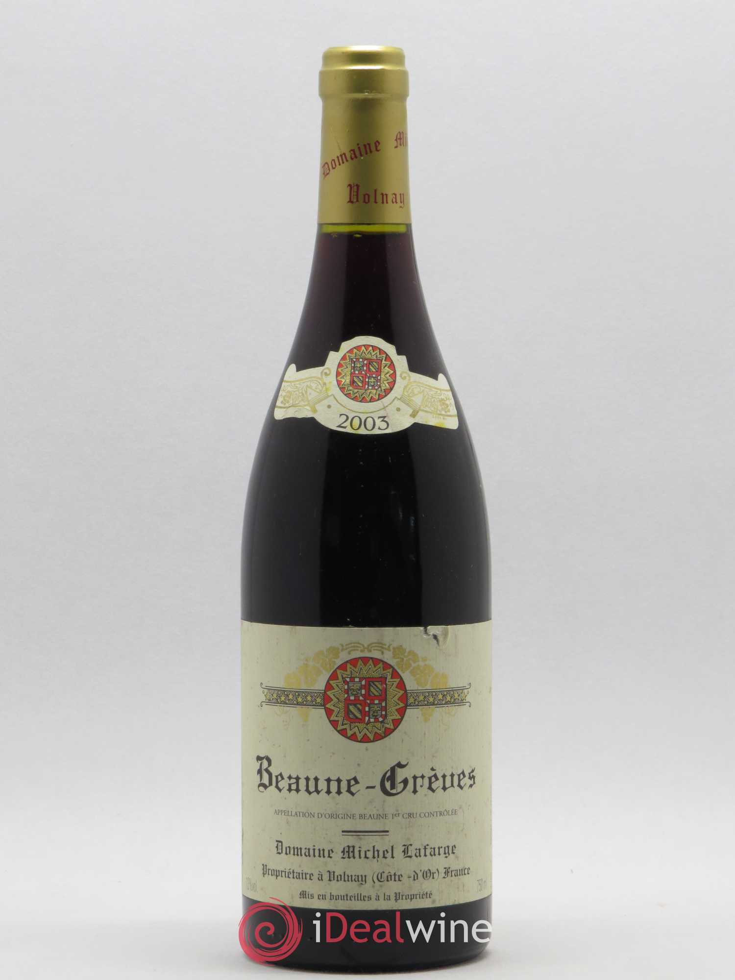 Beaune 1er Cru Grèves Lafarge (Domaine) 2003 - Lot de 1 bouteille - 0