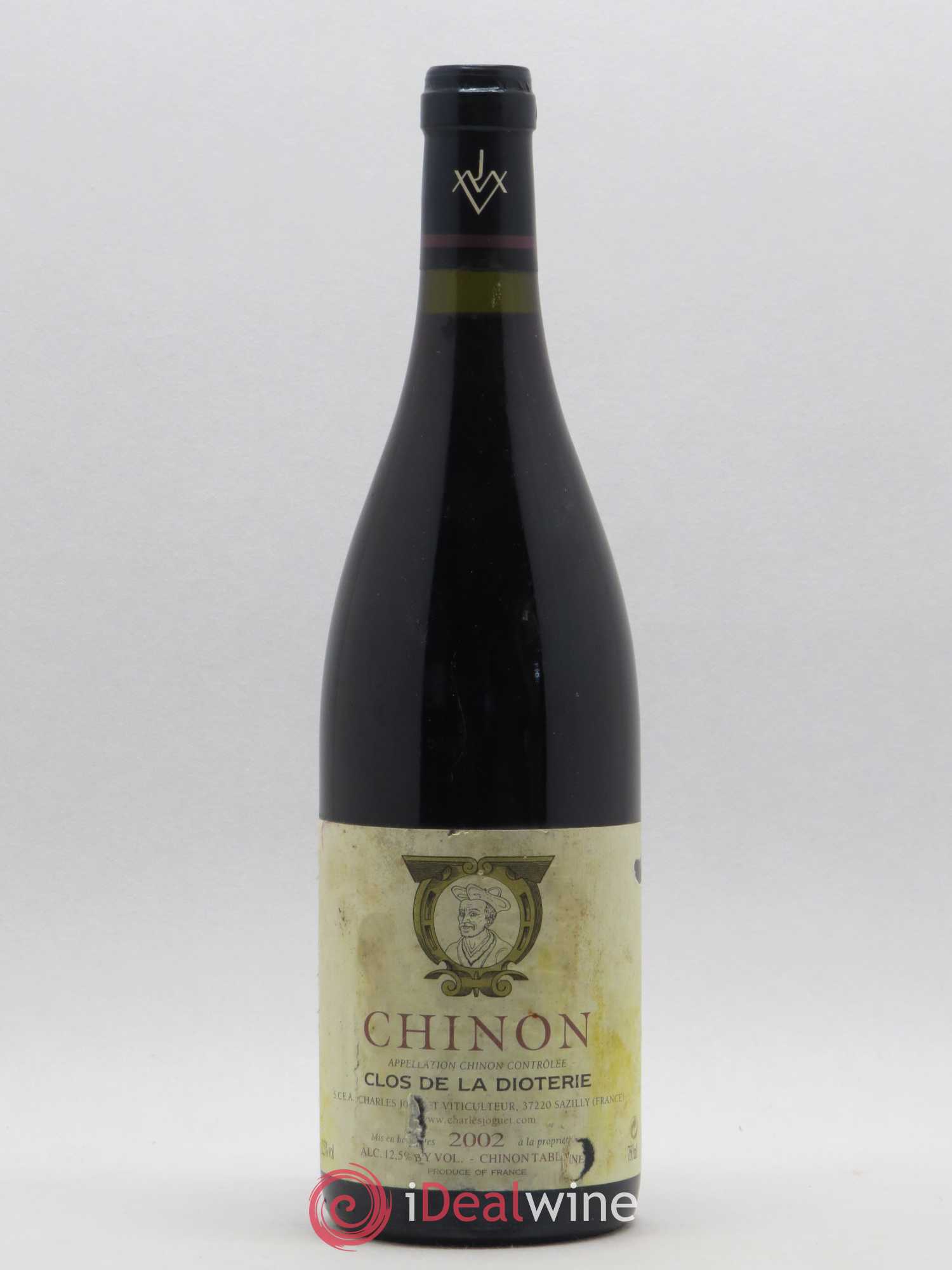 Chinon Clos de La Dioterie Charles Joguet 2002 - Lot de 1 bouteille - 0