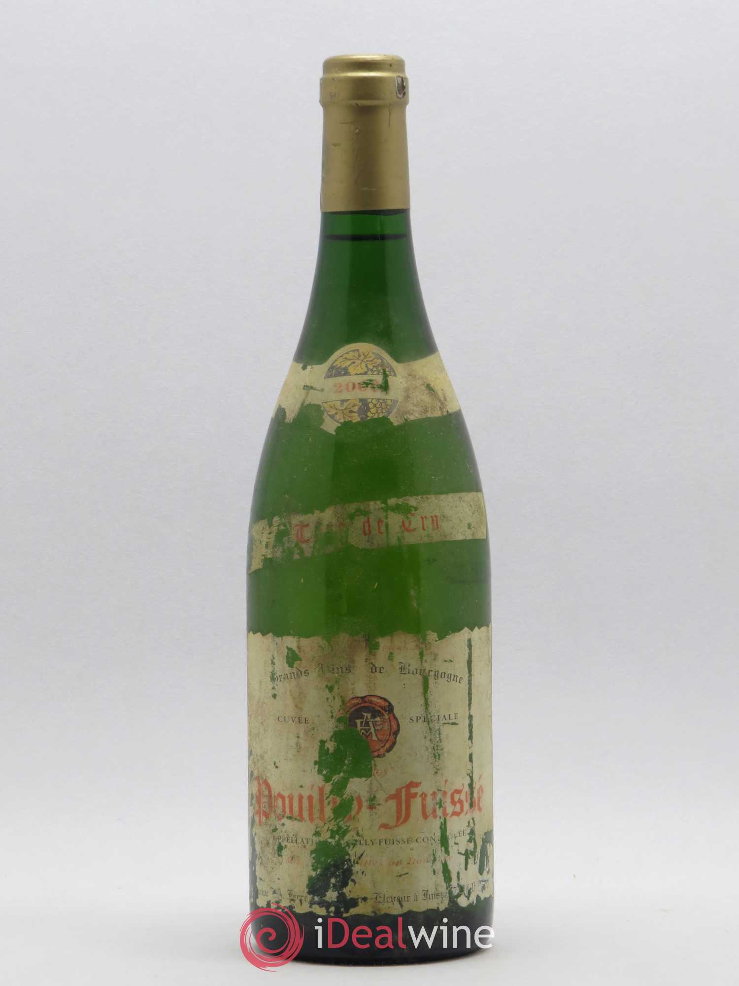 Pouilly-Fuissé J.A. Ferret (Domaine) Tete de Cru Le Clos Domaine Ferret 2000 - Posten von 1 Flasche - 0
