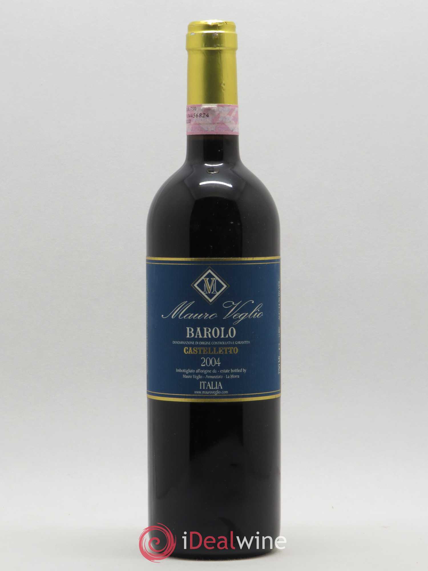 Barolo DOCG Castelletto Mauro Veglio 2004 - Lotto di 1 bottiglia - 0