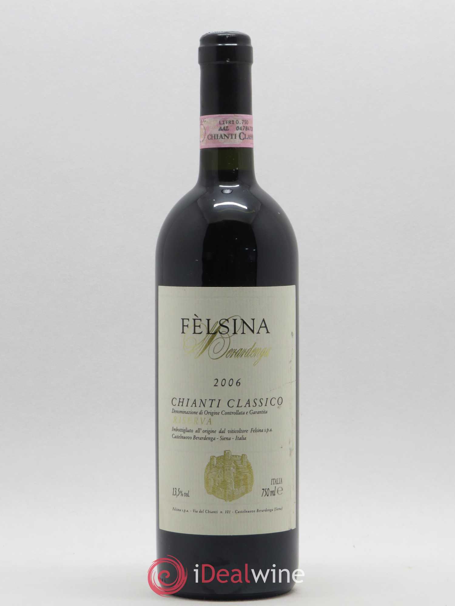 Chianti Classico DOCG Riserva Berardenga Felsina 2006 - Lot de 1 bouteille - 0