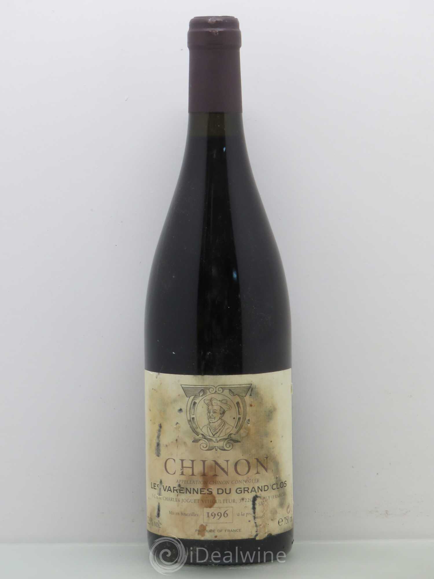 Chinon Les Varennes du Grand Clos Charles Joguet 1996 - Lot de 1 bouteille - 0