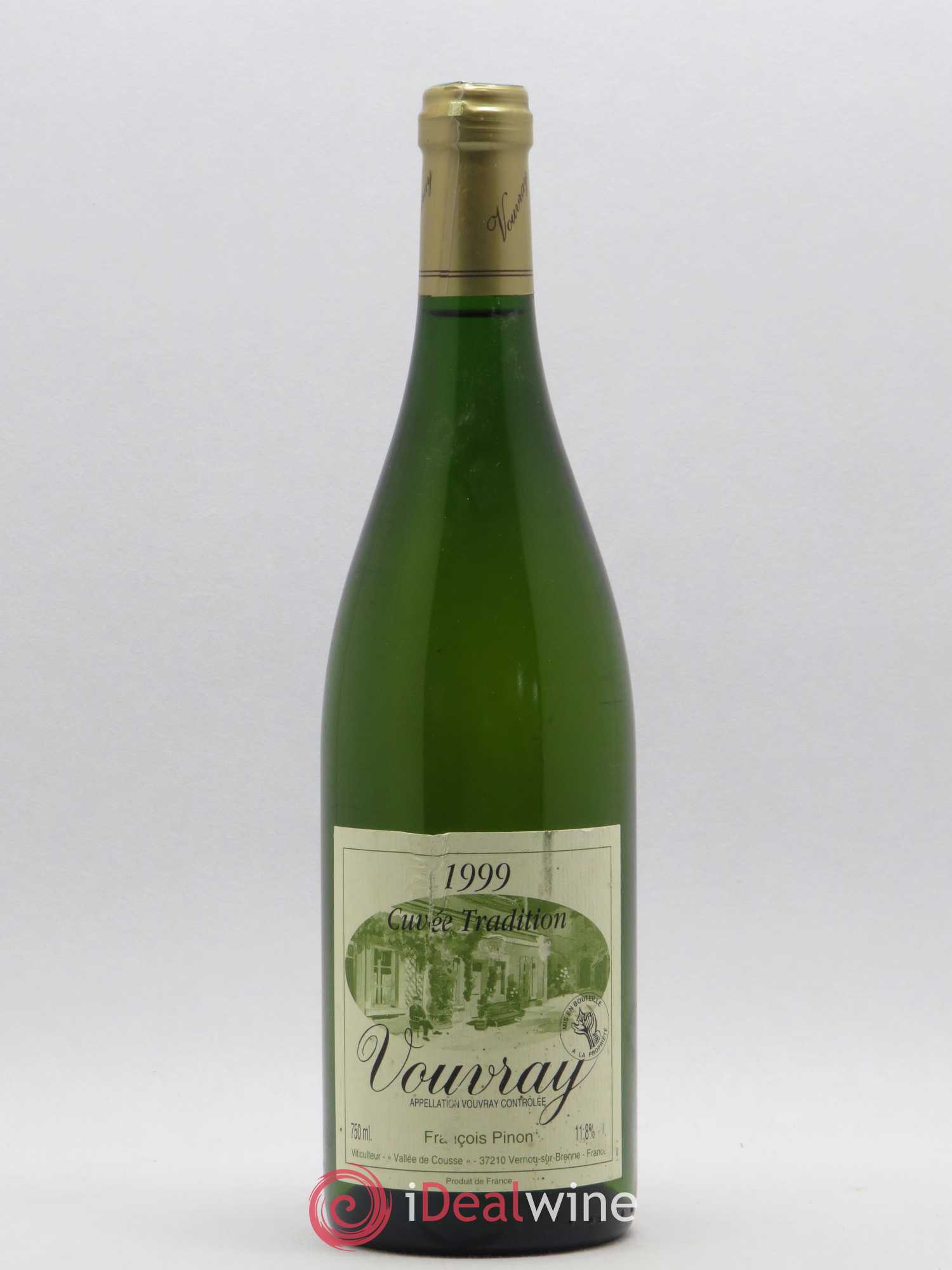 Vouvray cuvée Tradition François Pinon 1999 - Posten von 1 Flasche - 0