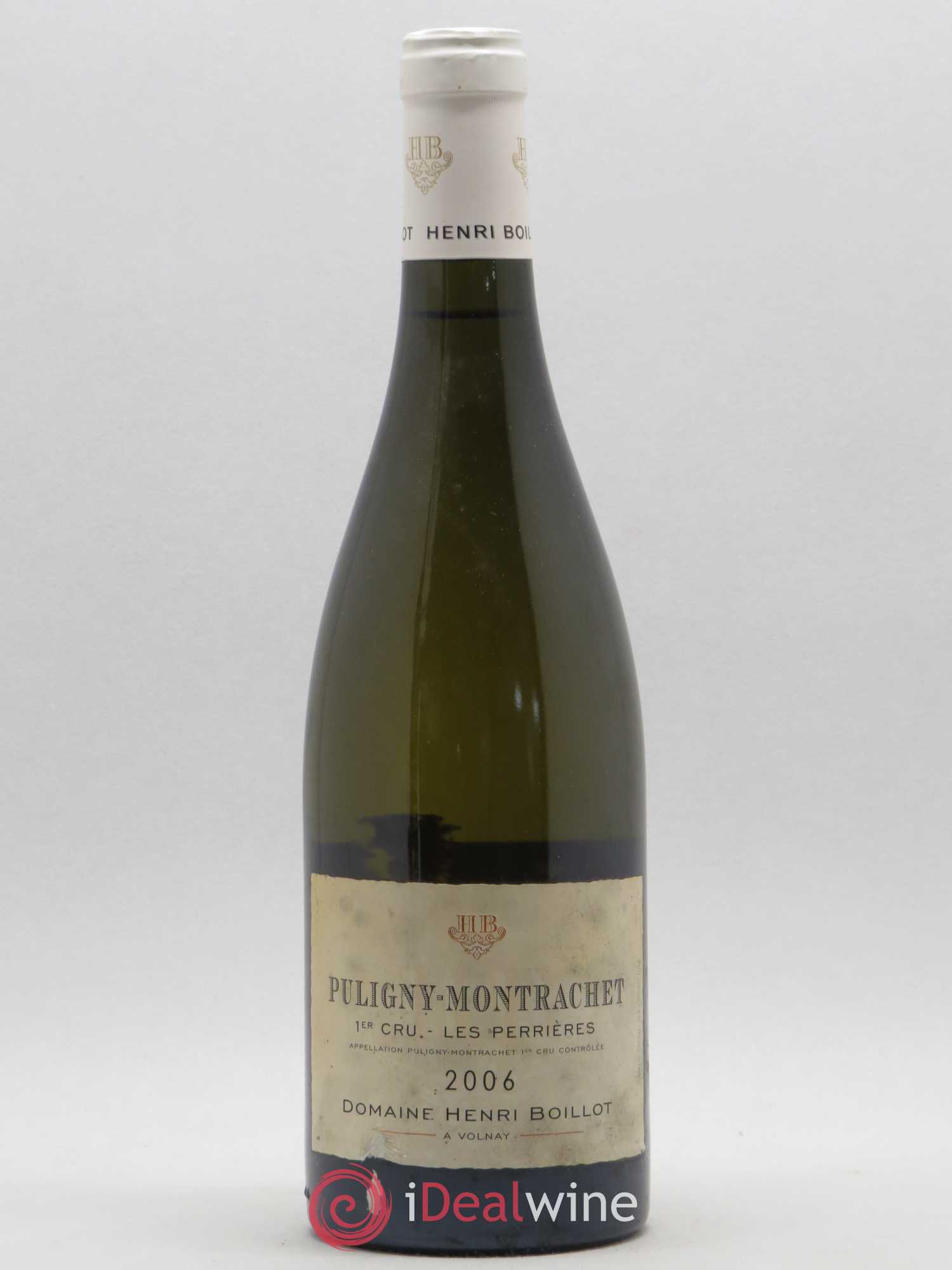 Puligny-Montrachet 1er Cru Les Perrières Henri Boillot (Domaine) 2006 - Lot de 1 bouteille - 0