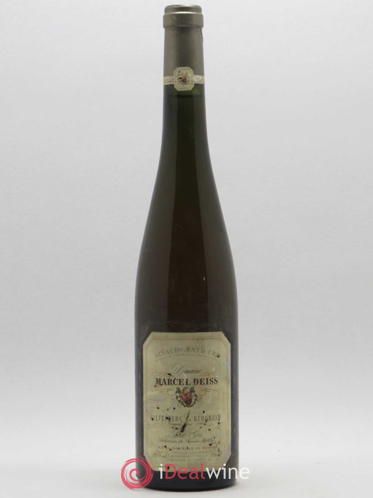 Pinot Gris (Tokay) Sélection de Grains Nobles Grand Cru Altenberg de Bergheim Domaine Marcel Deiss 1996 - Lotto di 1 bottiglia - 0
